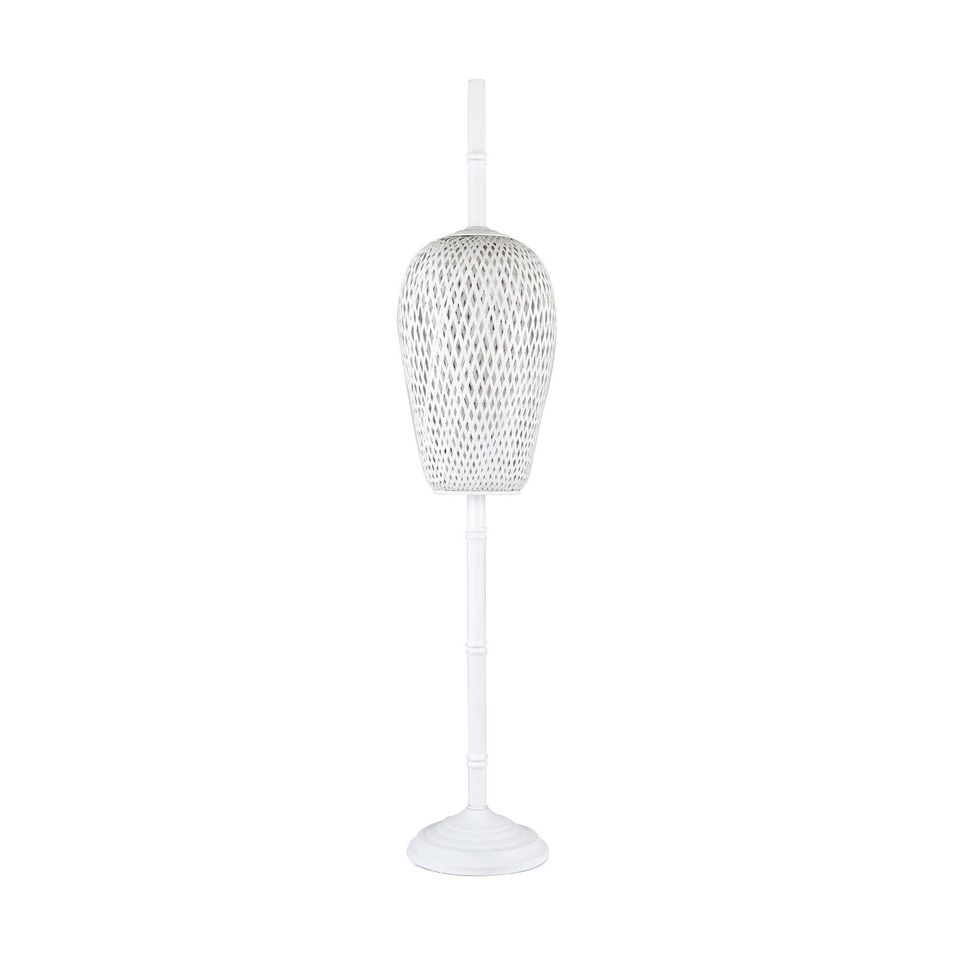 44.75"H RATTAN TABLE LAMP