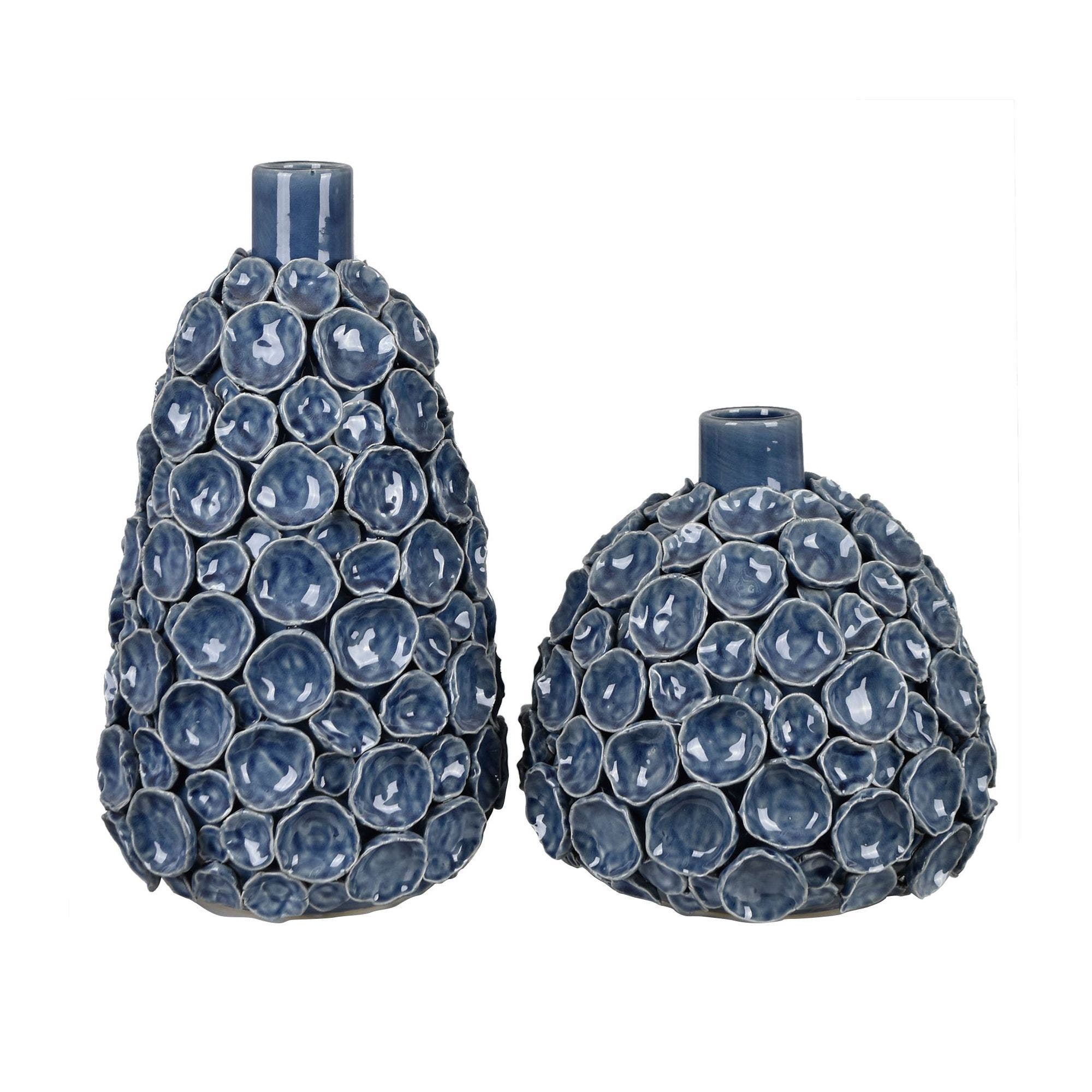 Blue Emile Vases