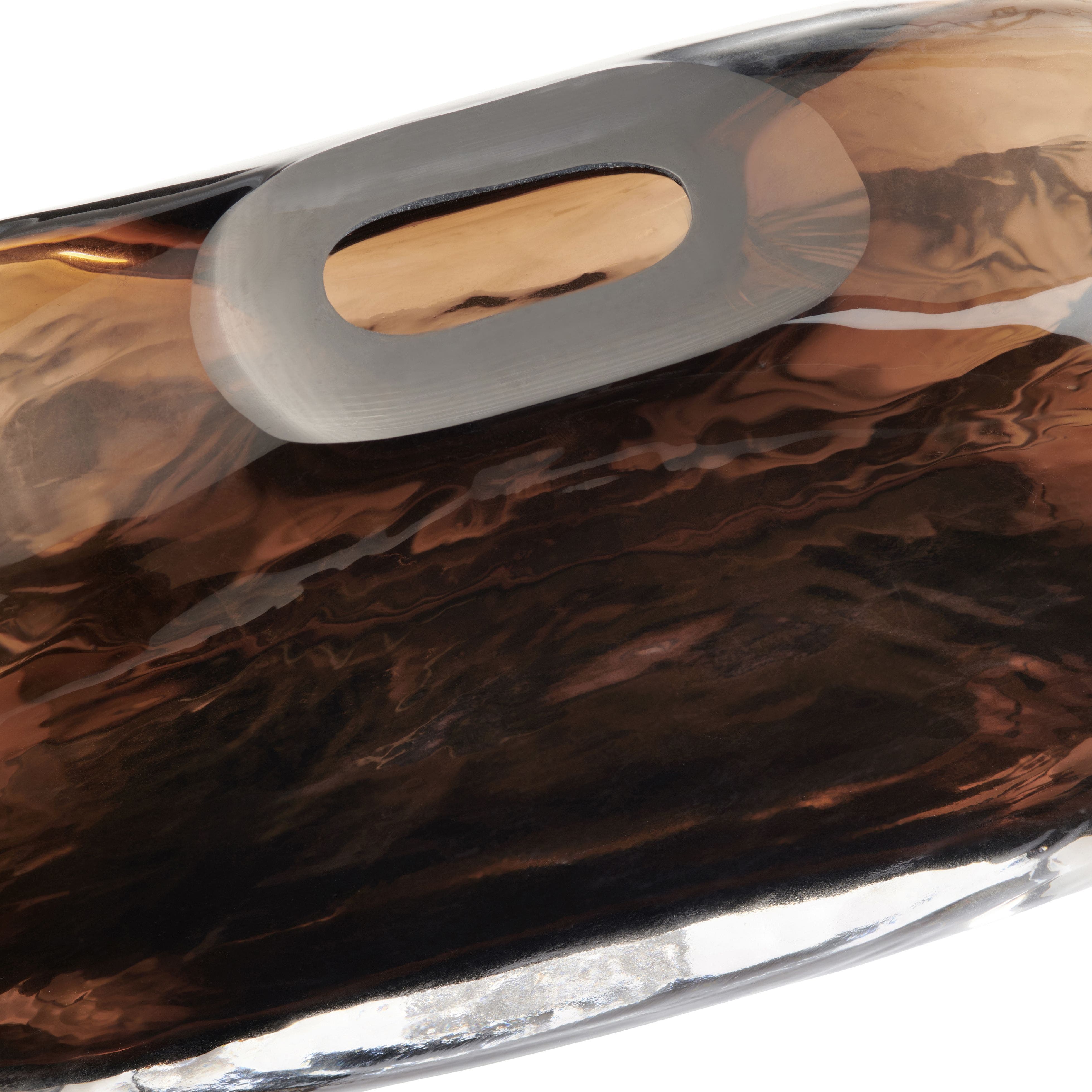 Large Brown Bellmere Vase - Image 2