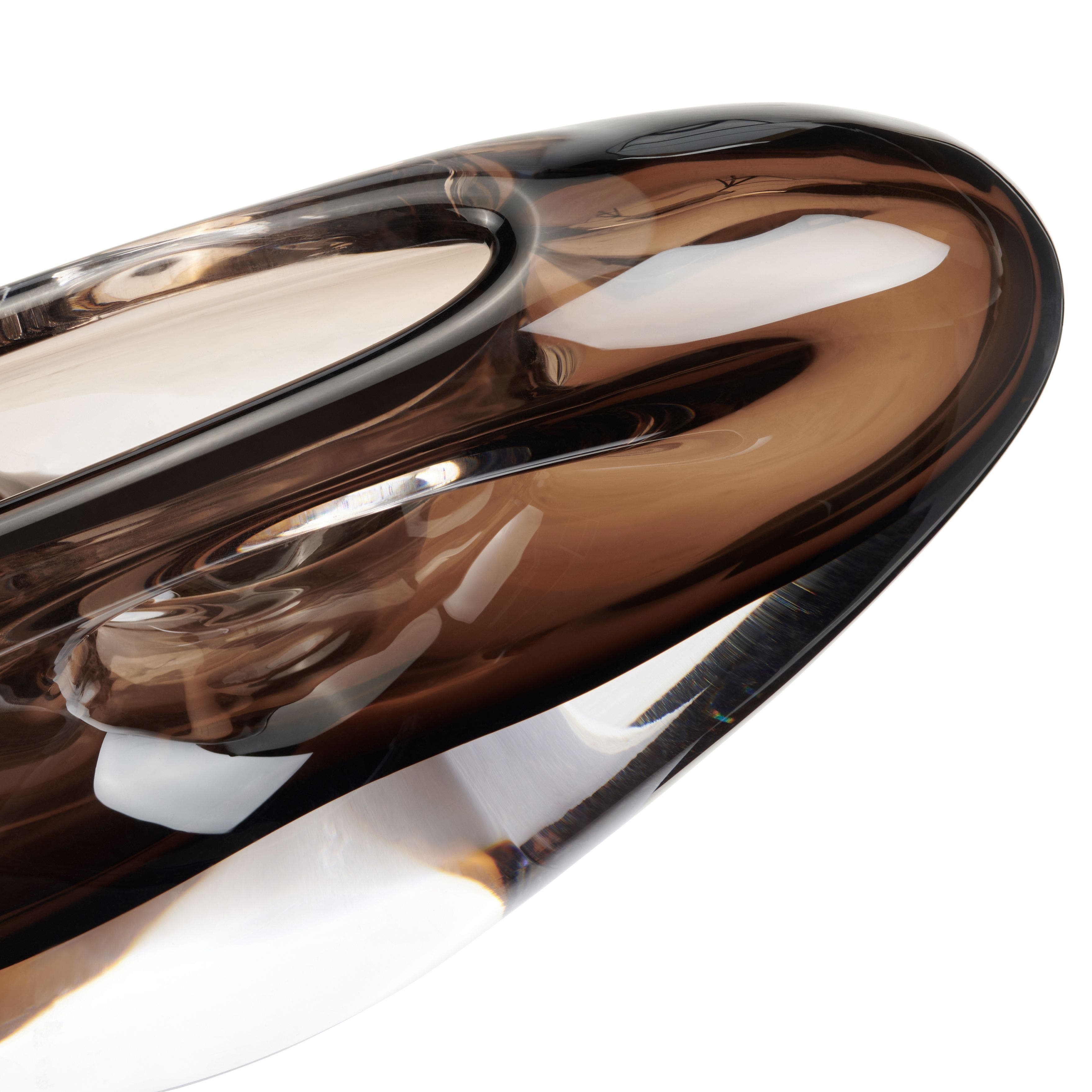 Small Brown Bellmere Vase - Image 2