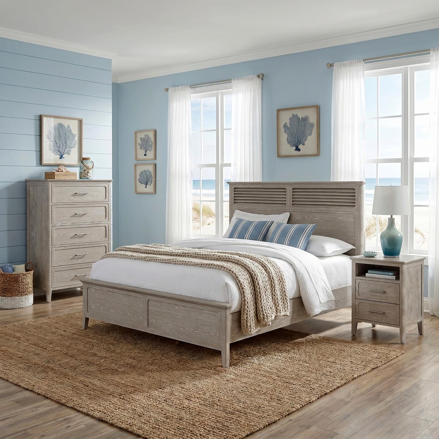 Cape May 2 Drawer Nightstand w/ USB A + C