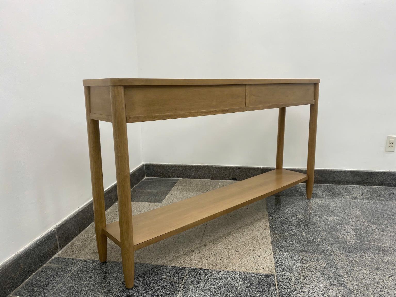 Chatham Console Table. Warm Maple Finish
