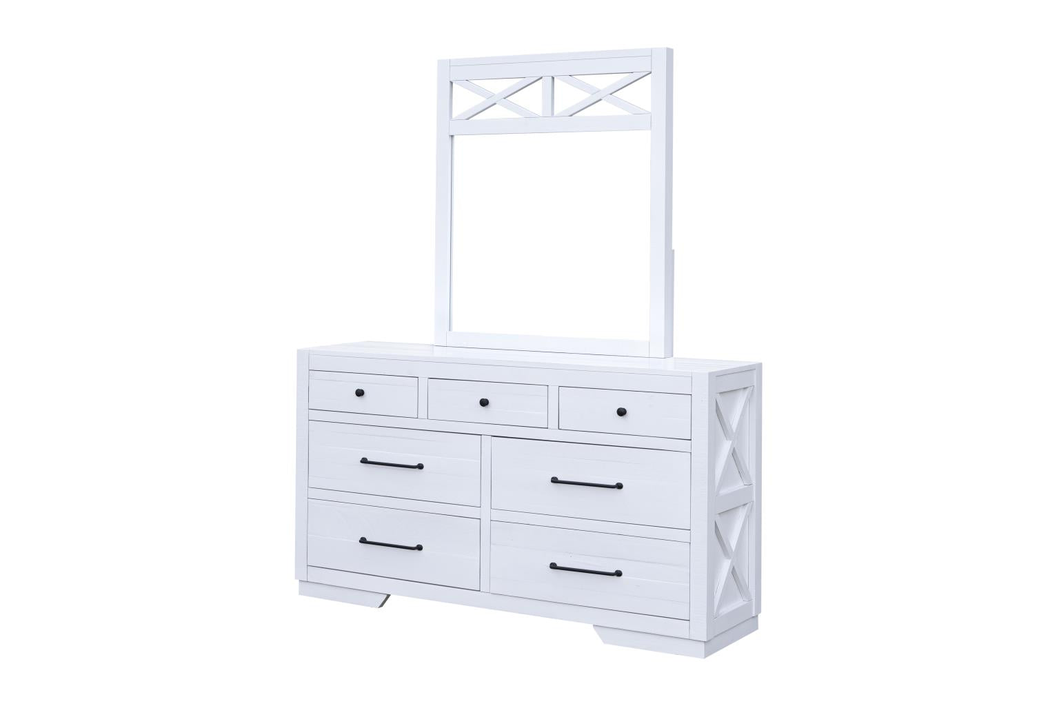 Crescent Bedroom (White)