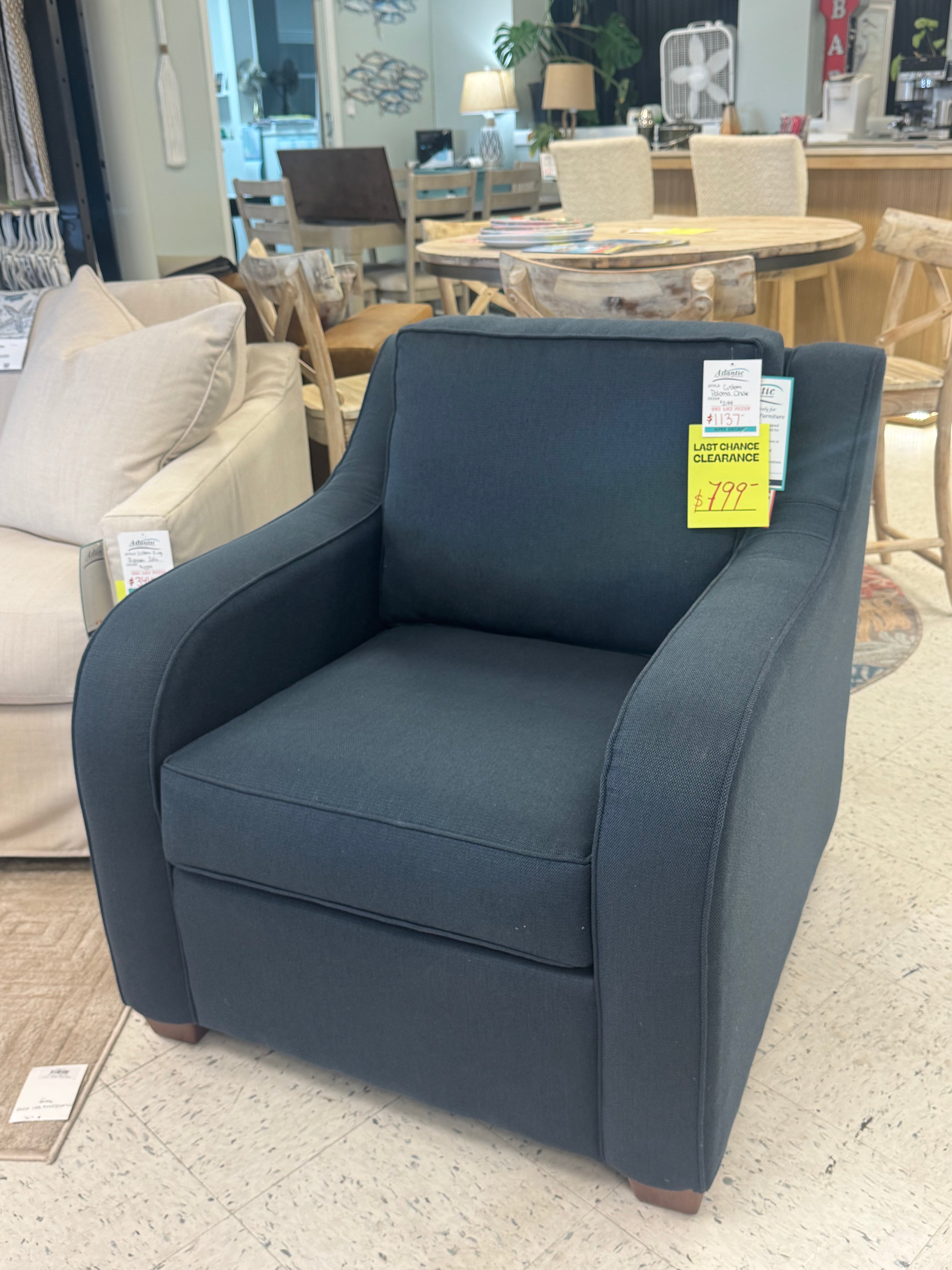 Custom Paloma Chair *SHOWROOM MODEL ONLY*