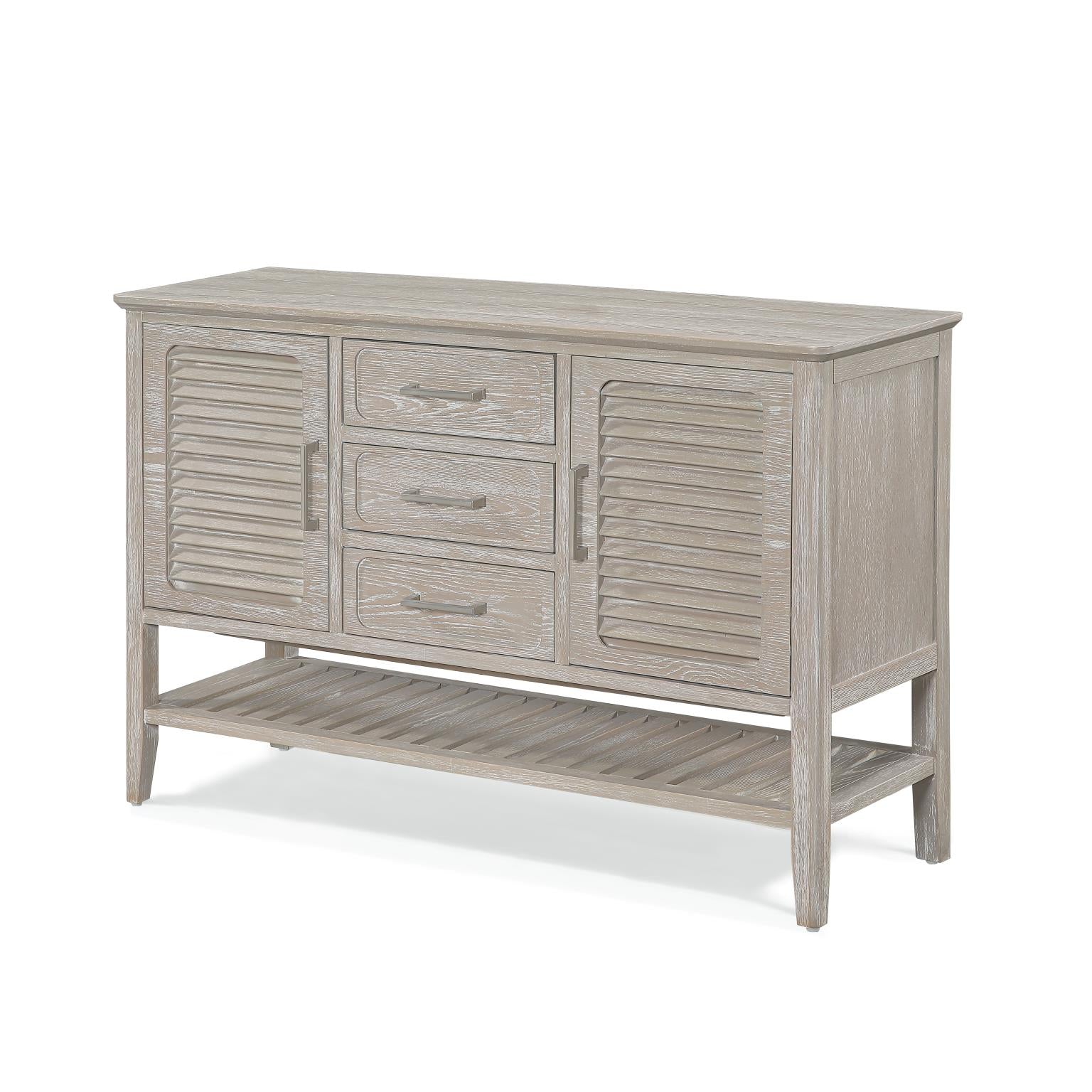 Cape May Sideboard. Glazed Driftwood Finish