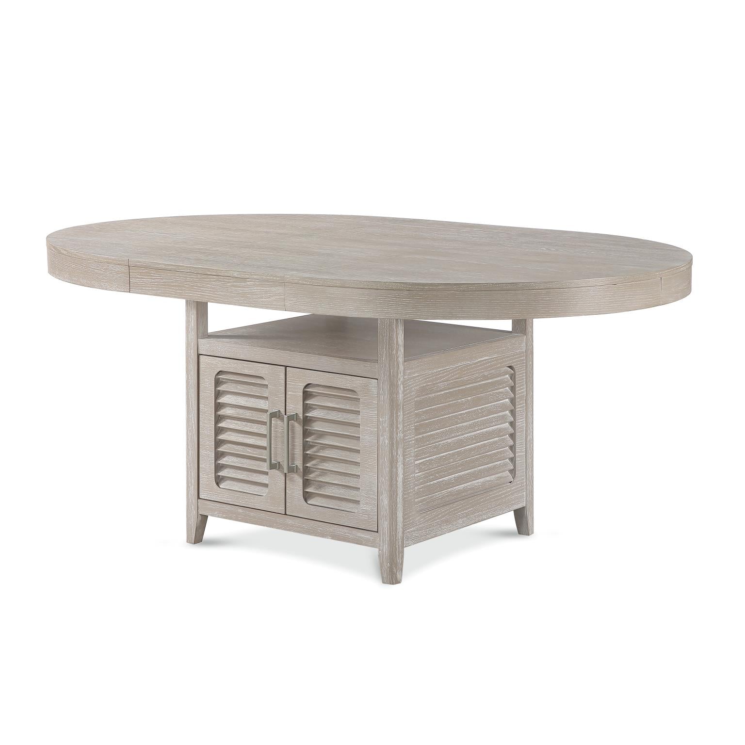 Cape May Storage Butterfly Leaf Table Base only. Must order top separately. Glazed Driftwood Finish