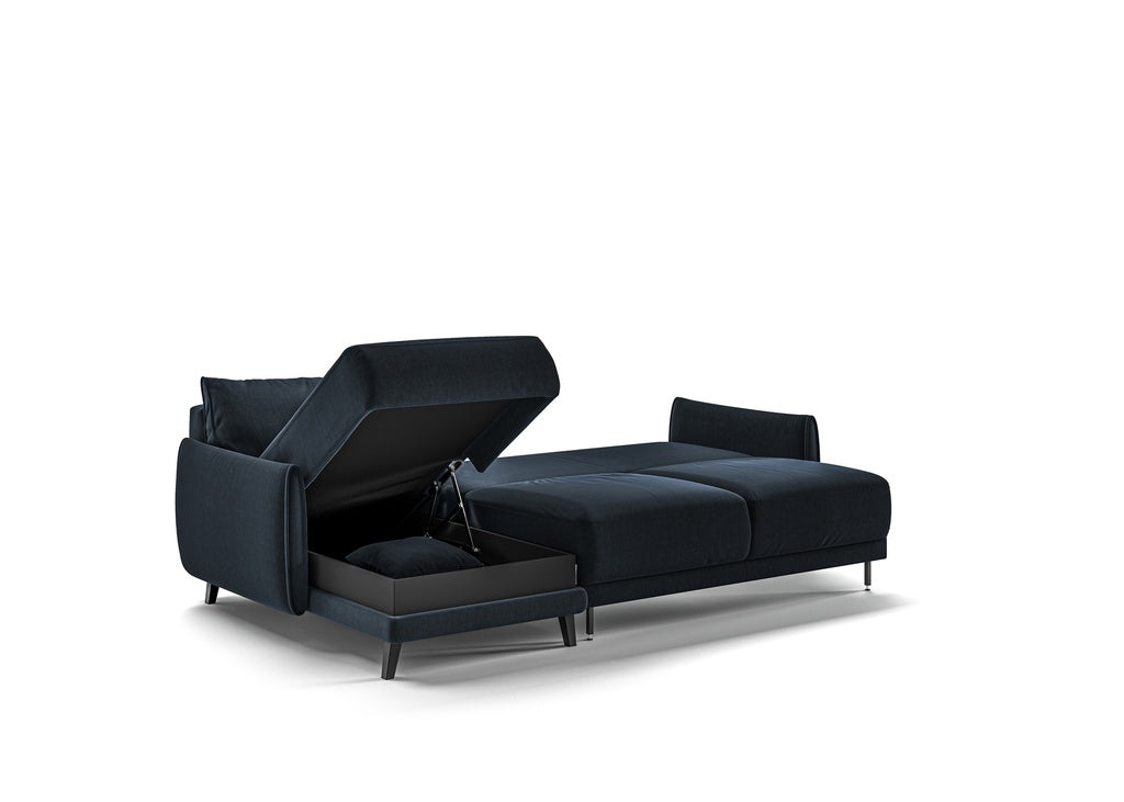 Dolphin Full XL Sleeper with Reversible Storage Chaise - Atlantic Fine Furniture Melbourne FL