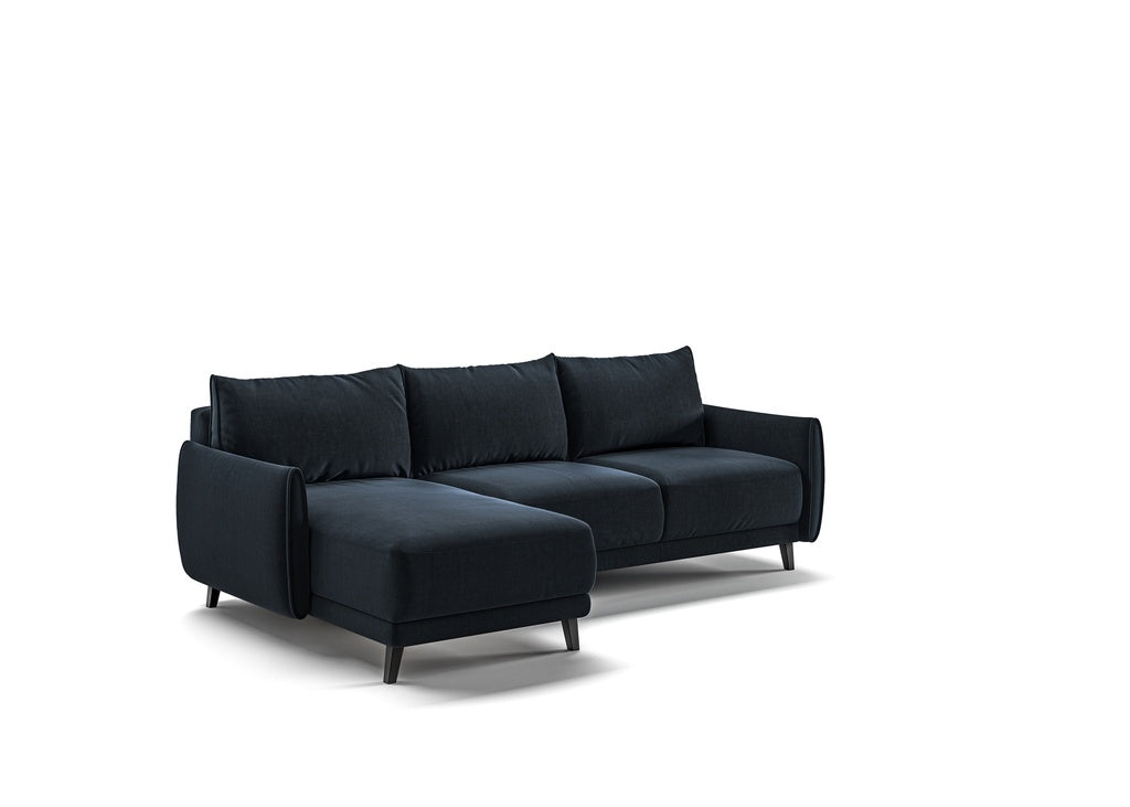Dolphin Full XL Sleeper with Reversible Storage Chaise - Atlantic Fine Furniture Melbourne FL