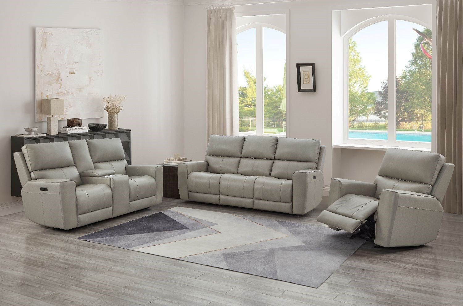 Laredo Leather Reclining Sofa