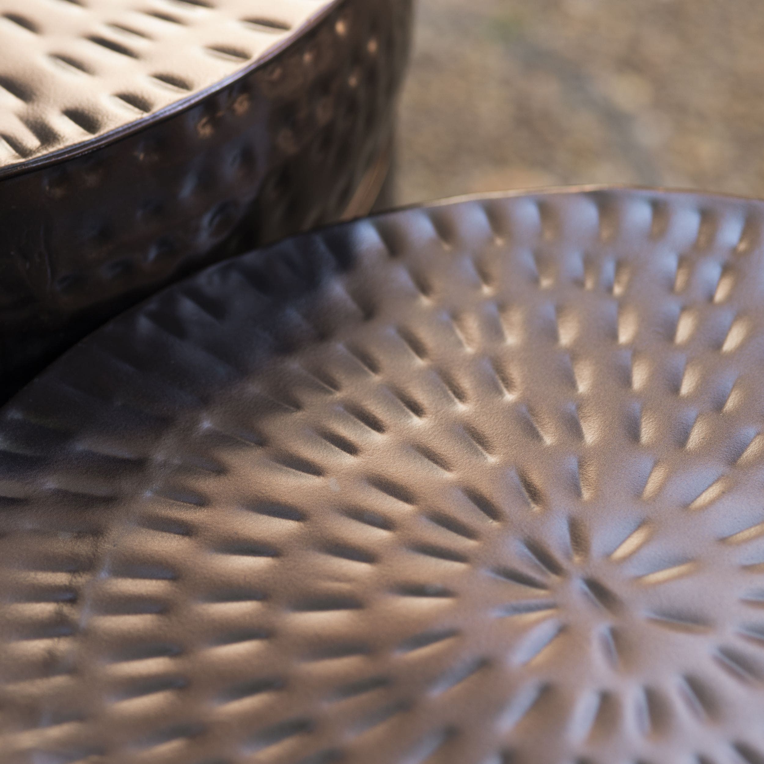 2 Piece Stockton Copper Stools - Image 4