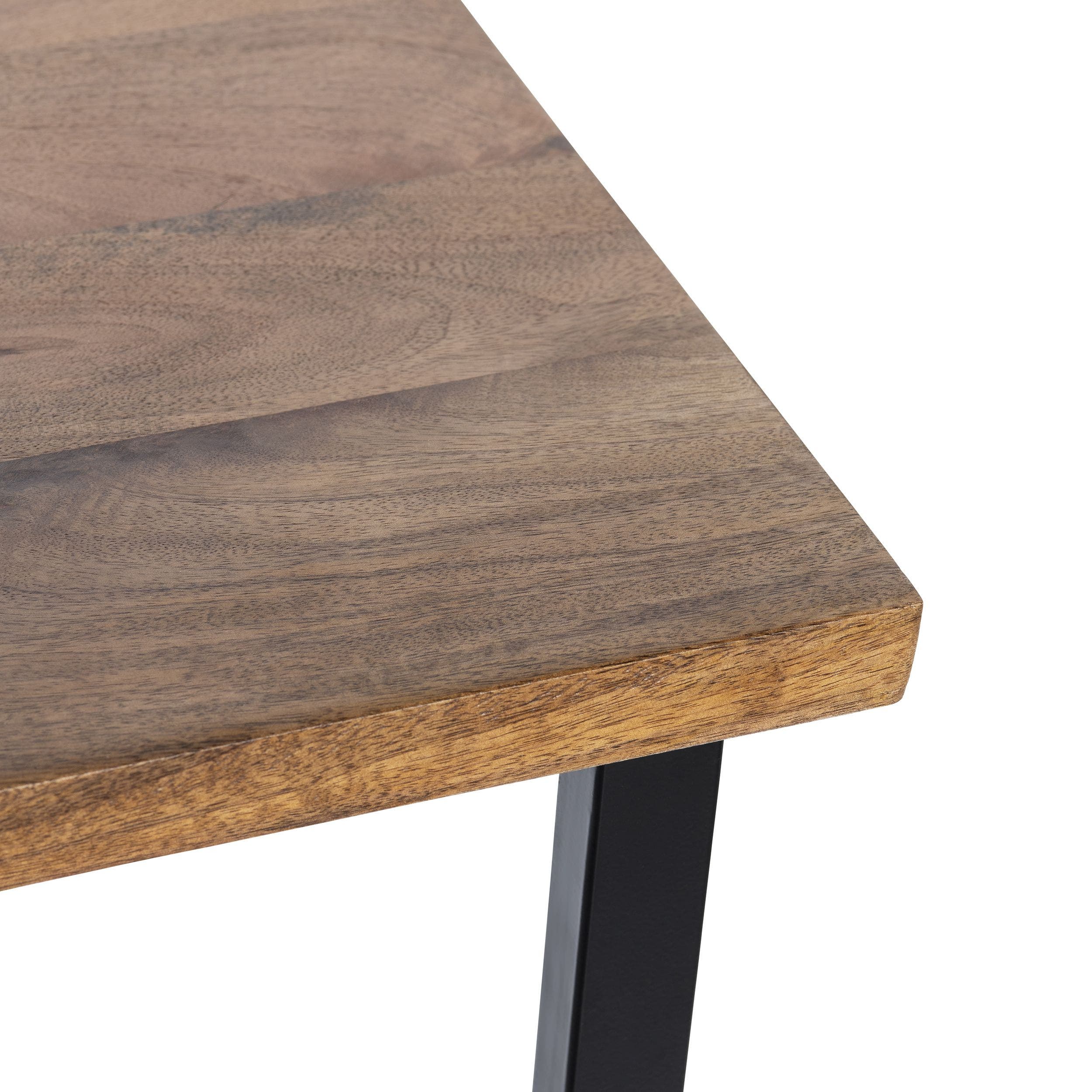 Brady Solid Mango and Iron Writing Desk - Image 3