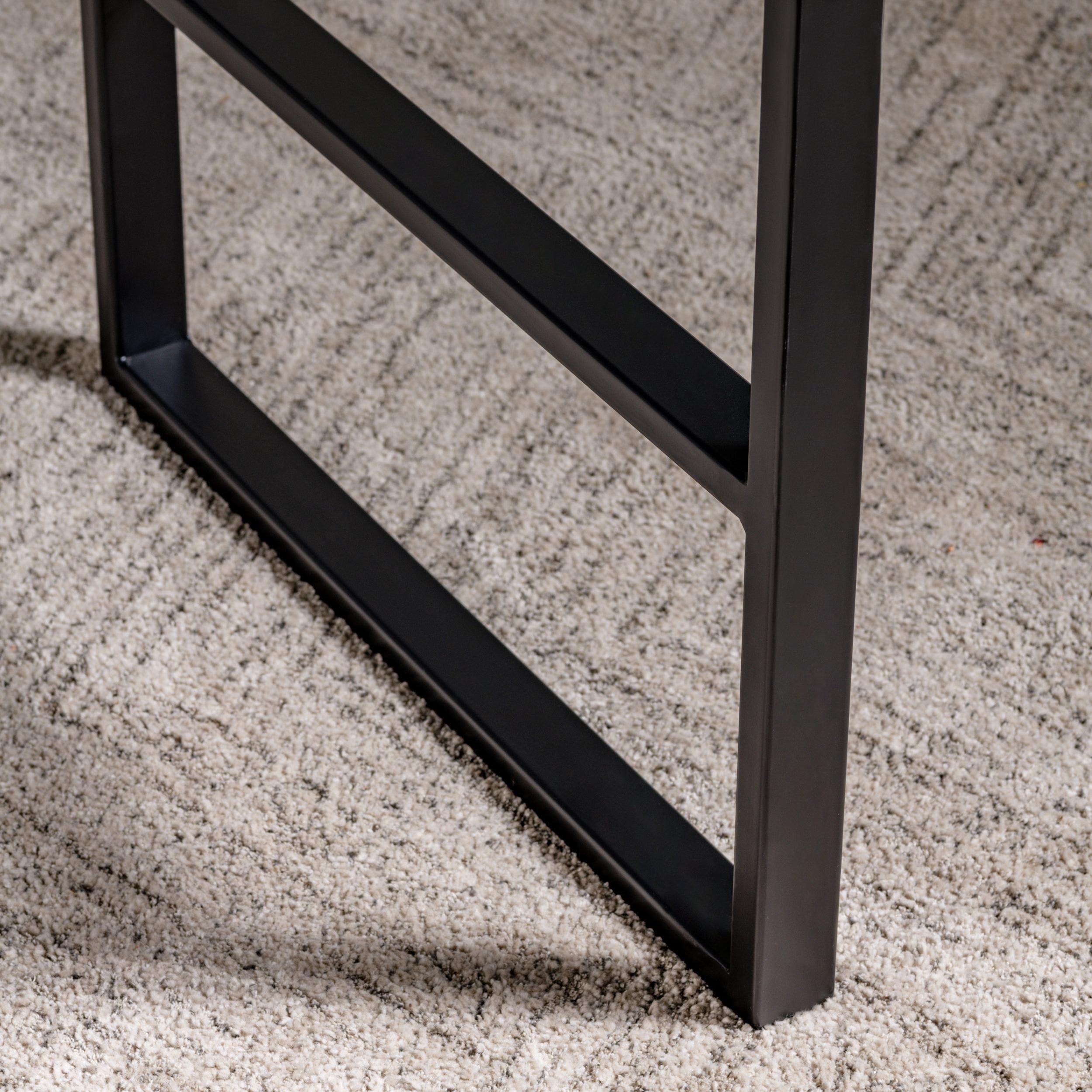 Josie Solid Mango and Iron 36" Tall Standing Desk - Image 4