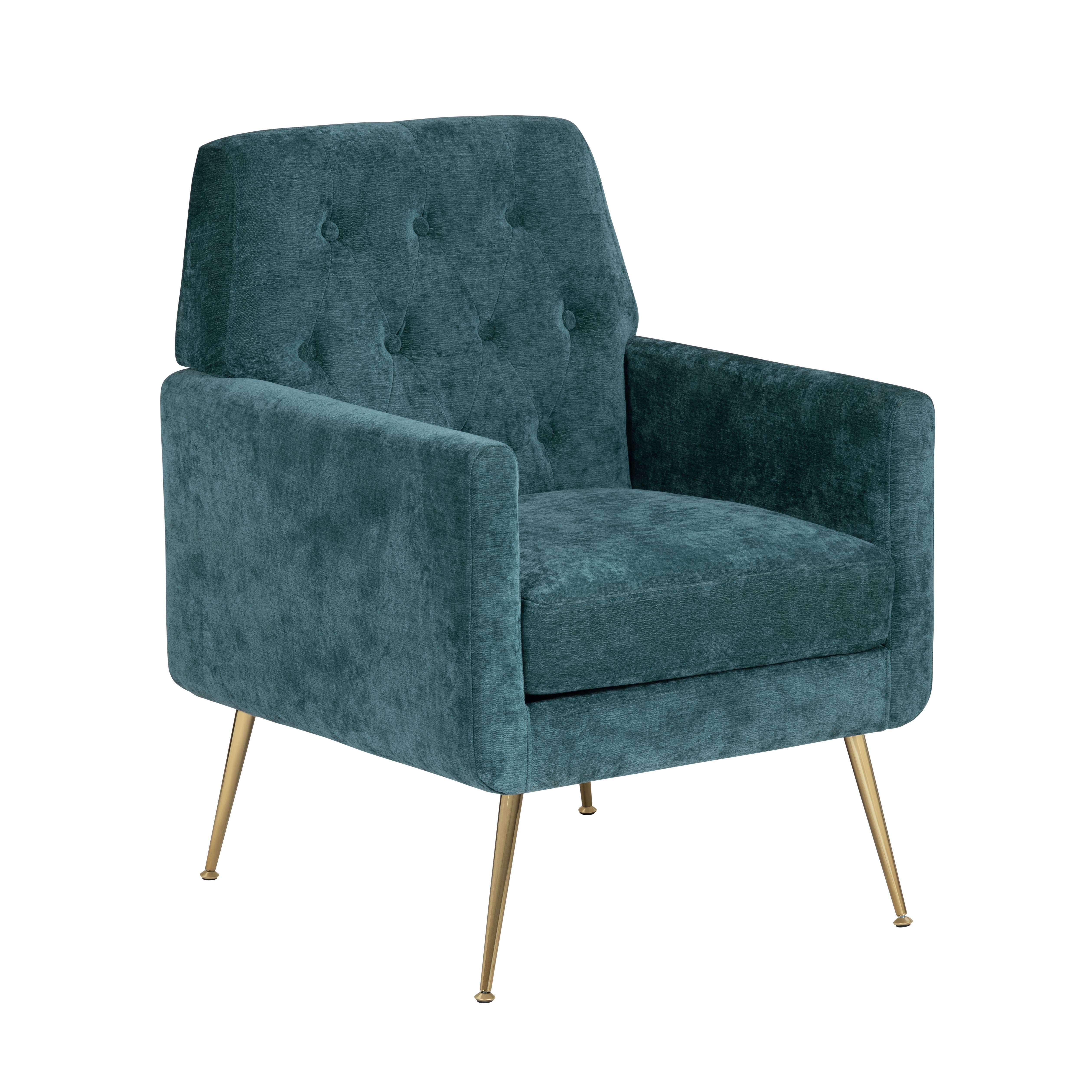 Accent Chair - Peacock Blue