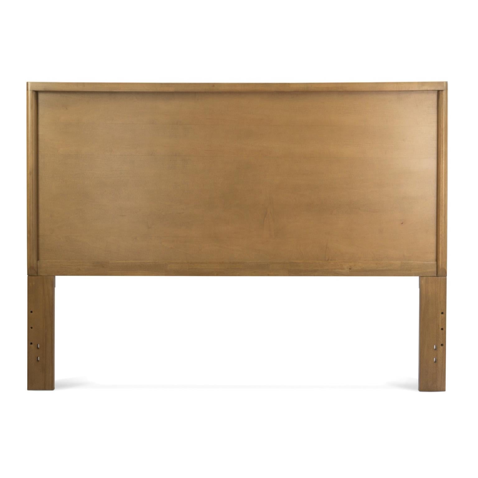 Chatham Tall Queen Headboard. Warm Maple Finish