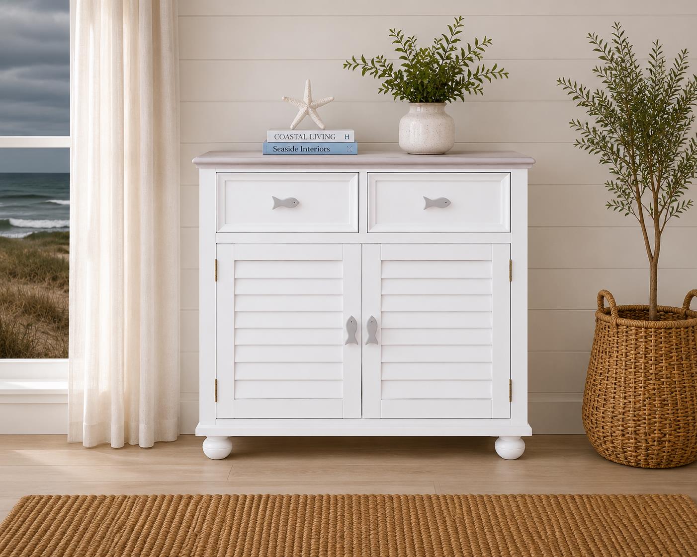 Fishtails Cabinet (Two-Tone)