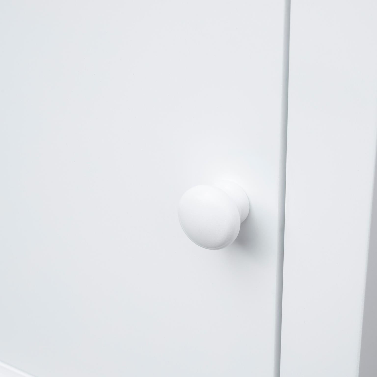 Fishtails Door Nightstand (White)