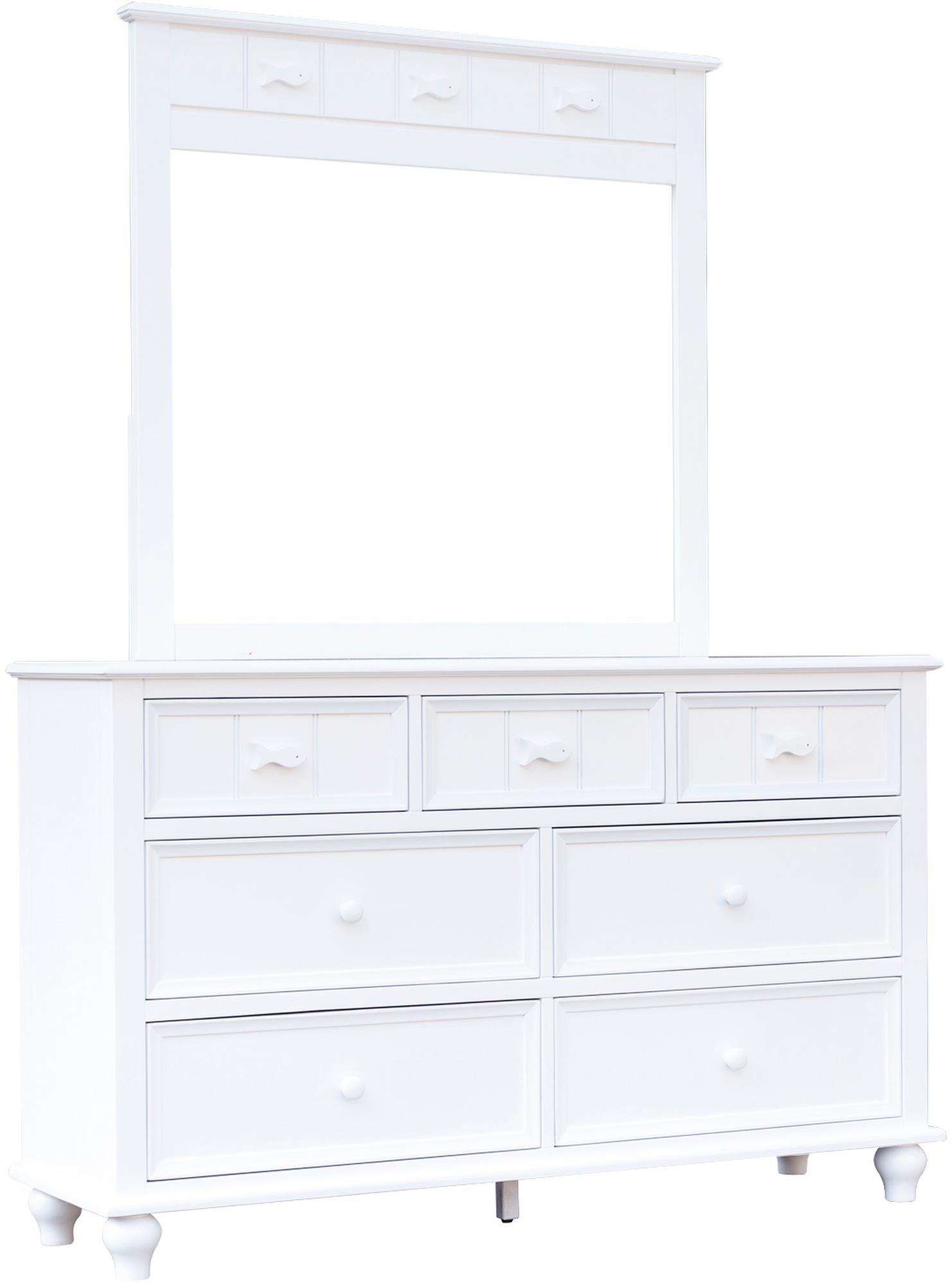 Fishtails Dresser (White)