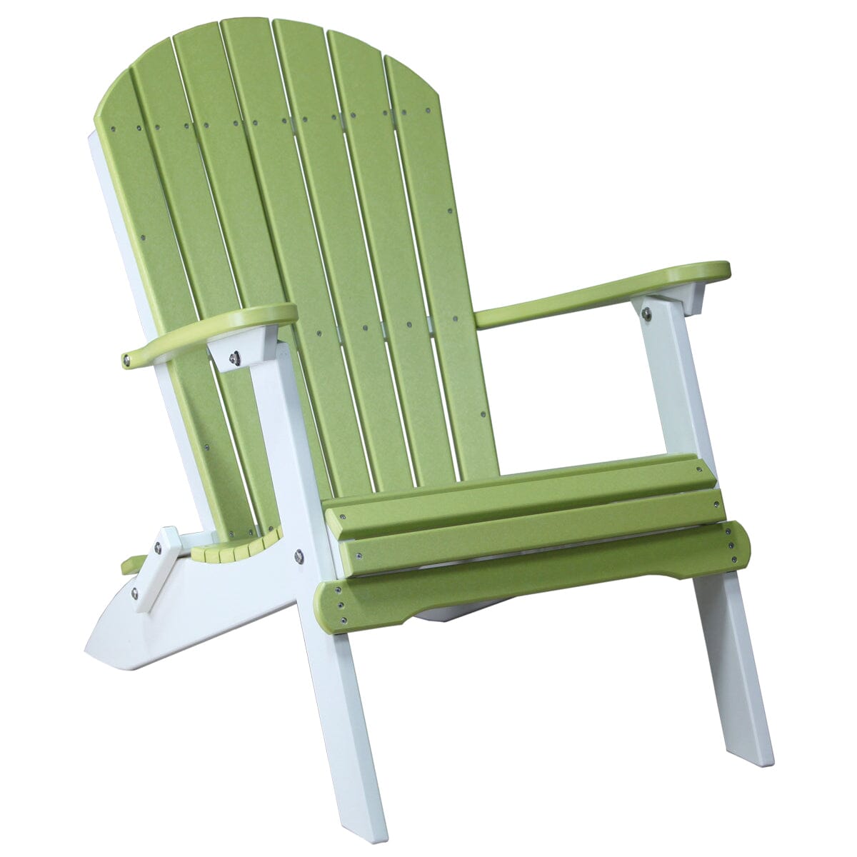 Lime Green & White