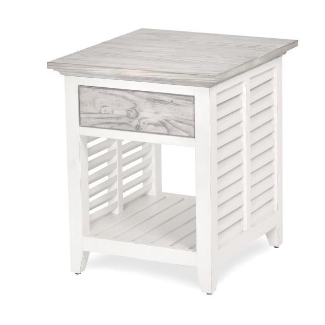 Islamorada End Table Dapple Grey Finish