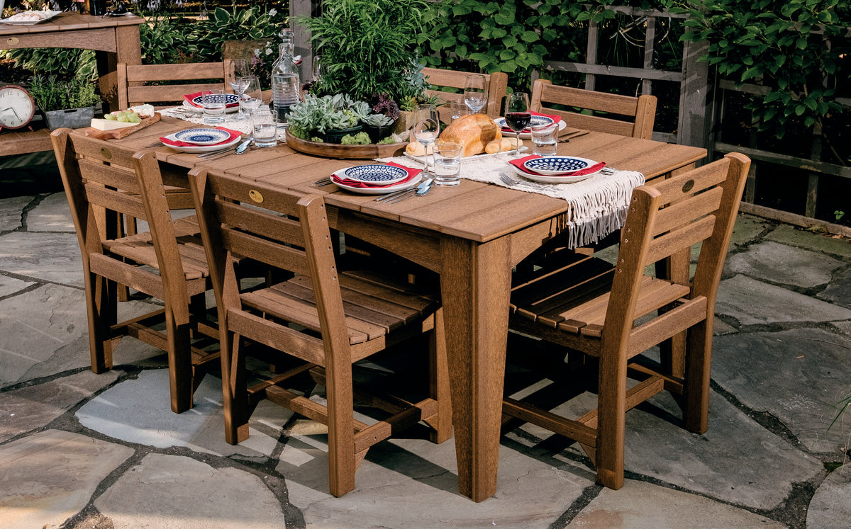 LuxCraft Island Dining Table (44" x 72" Rectangular)
