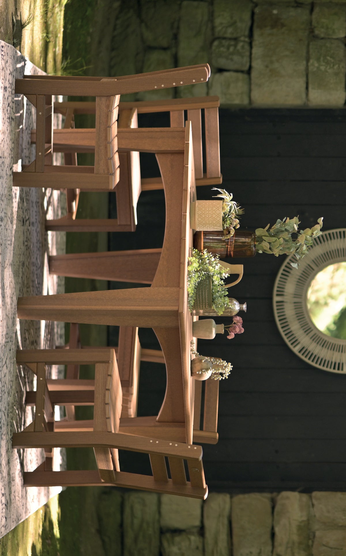 LuxCraft Island Dining Table (44" Square)