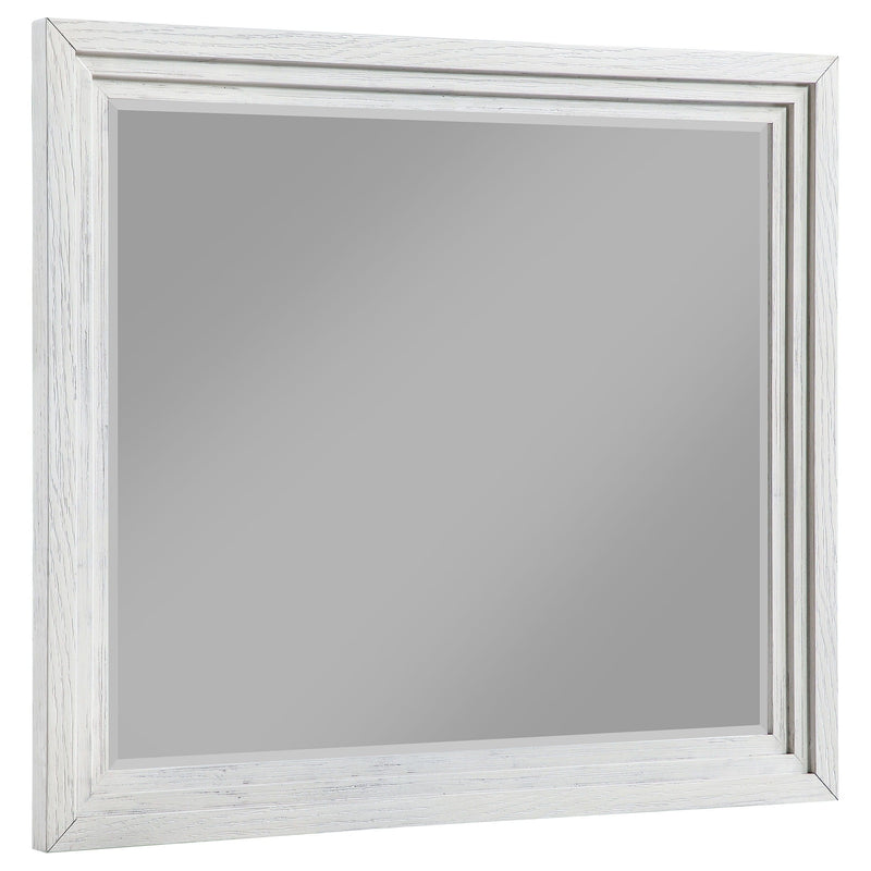 Dresser Mirror - Distressed White