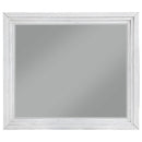 Dresser Mirror - Distressed White