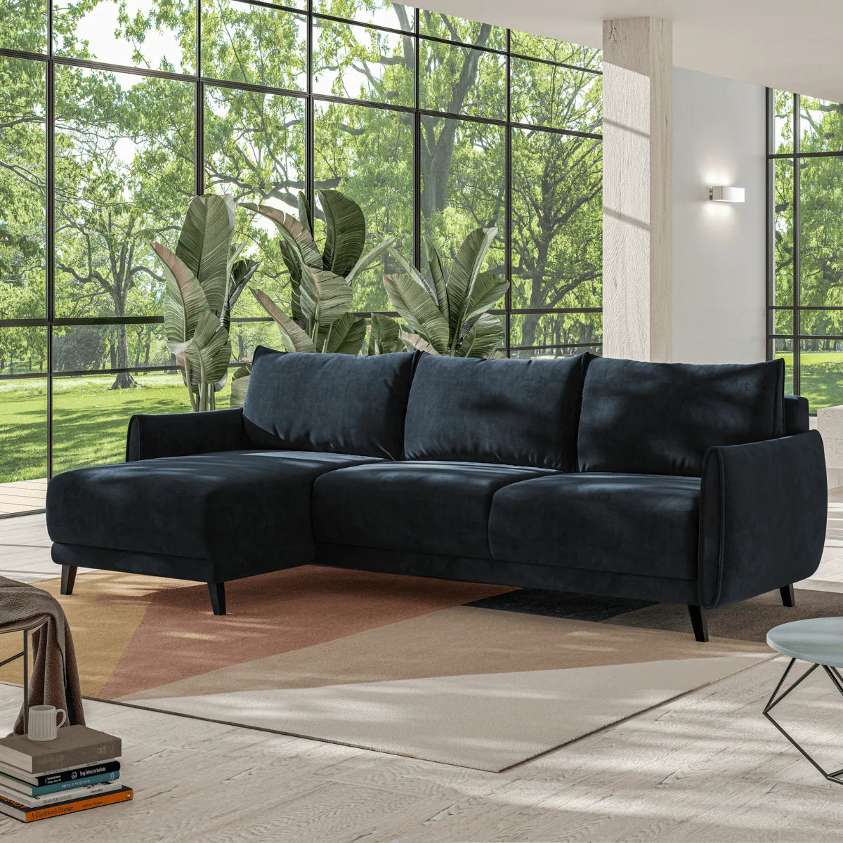 Dolphin Full XL Sleeper w/Reversible Storage Chaise