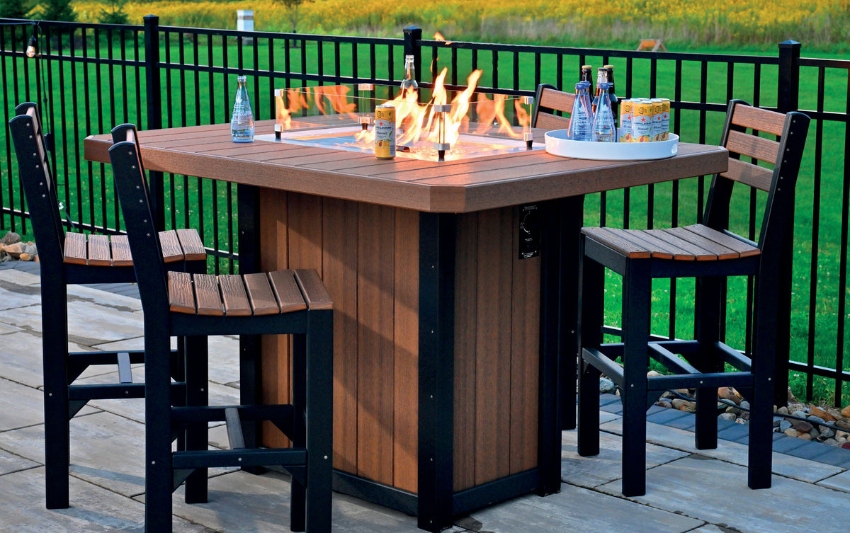 LuxCraft Lumin Fire Table 62" Rectangular