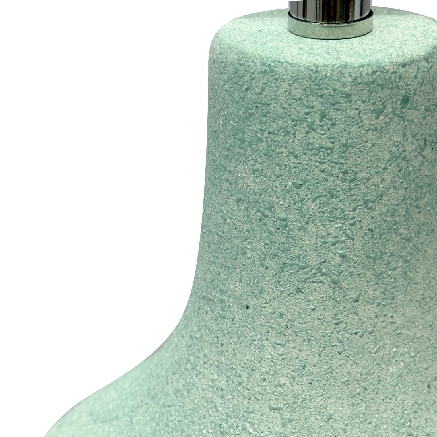 Mist, 25" Aqua Glass Table Lamp, sold as 2 pack