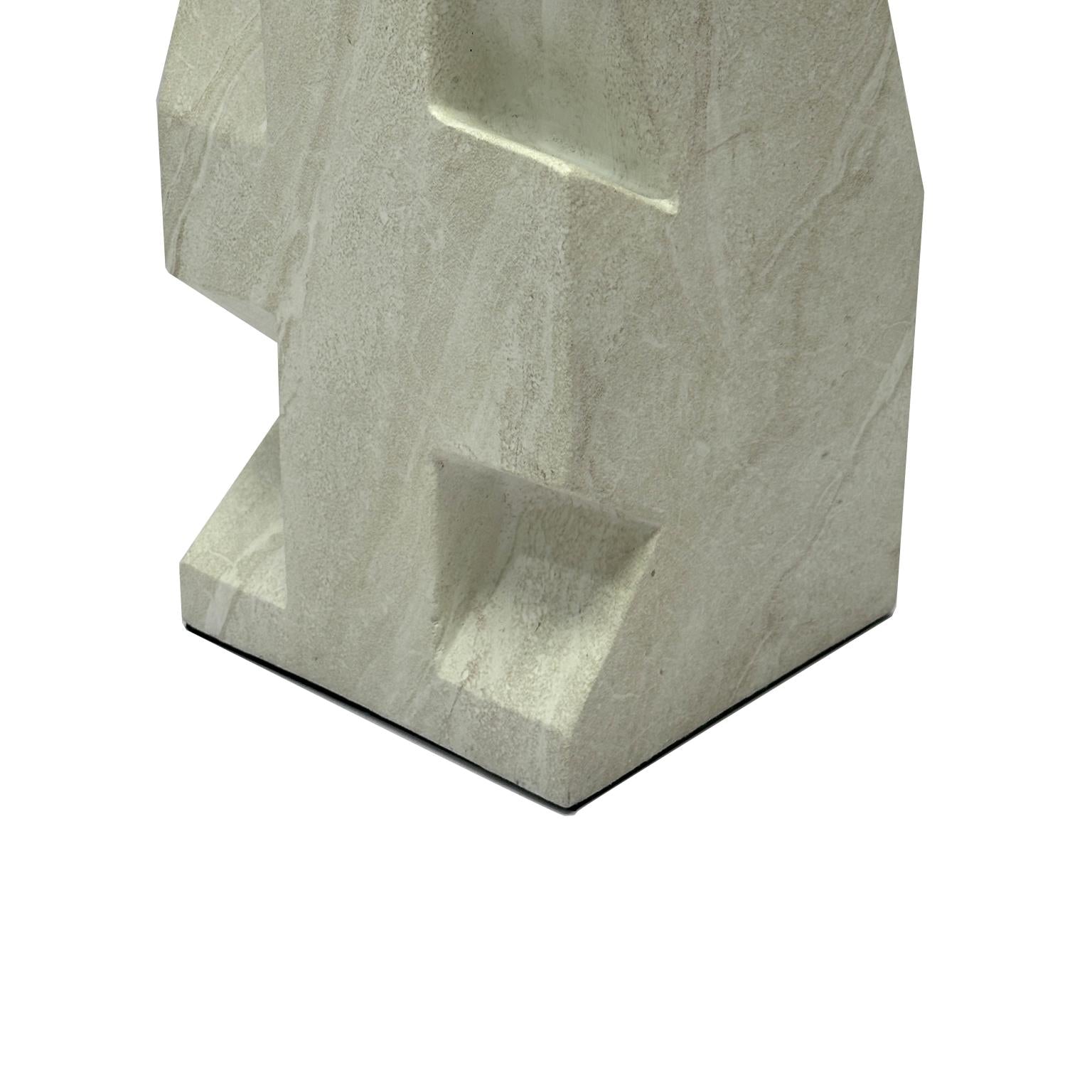 Geo, 27" Table Lamp (1pk). Sandstone finish