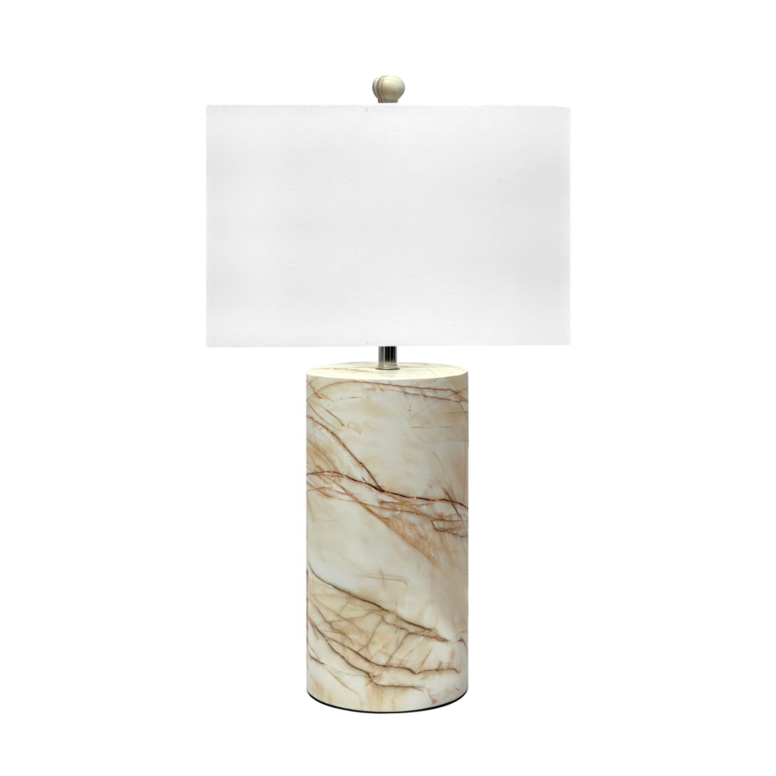 Tranquil, 26" Table Lamp (2pk). Caramel Vein finish