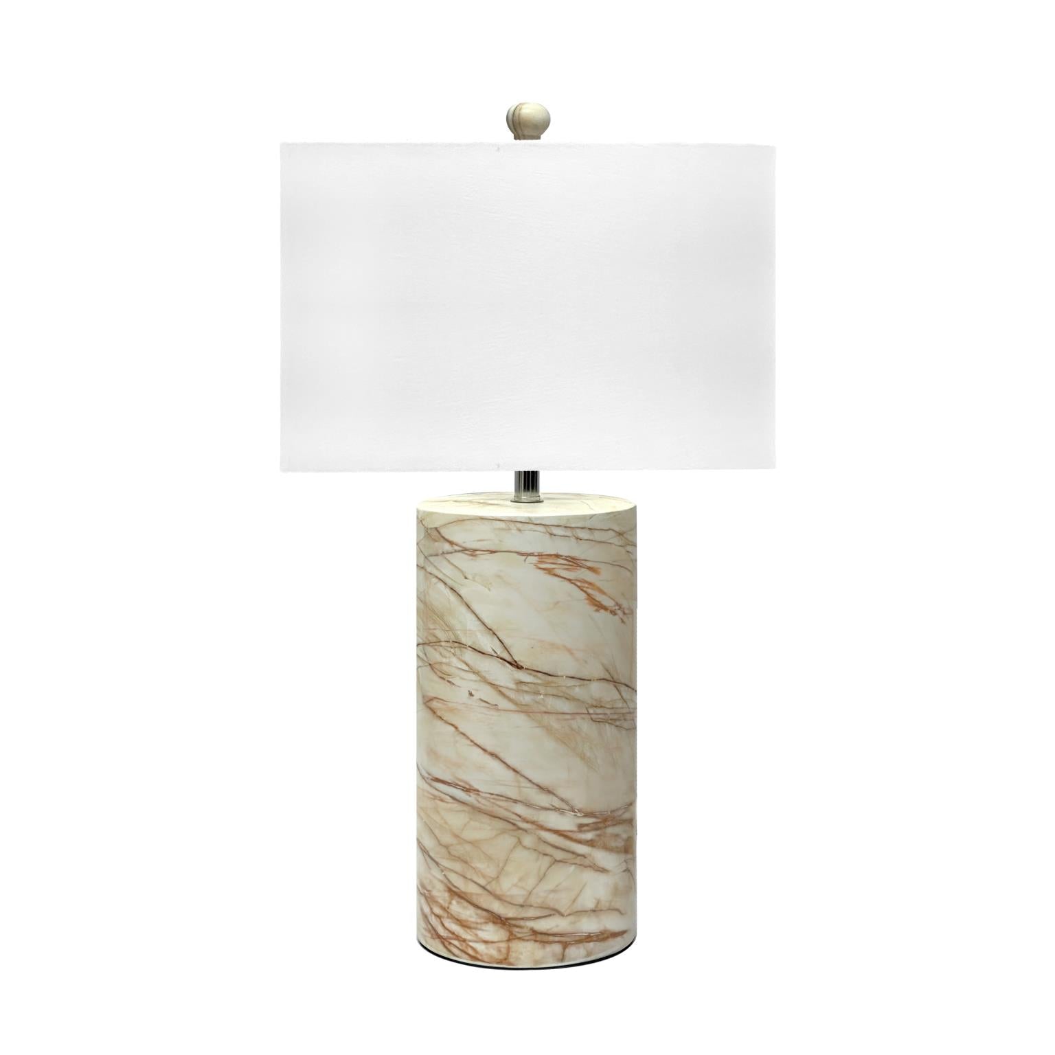 Tranquil, 26" Table Lamp (2pk). Caramel Vein finish