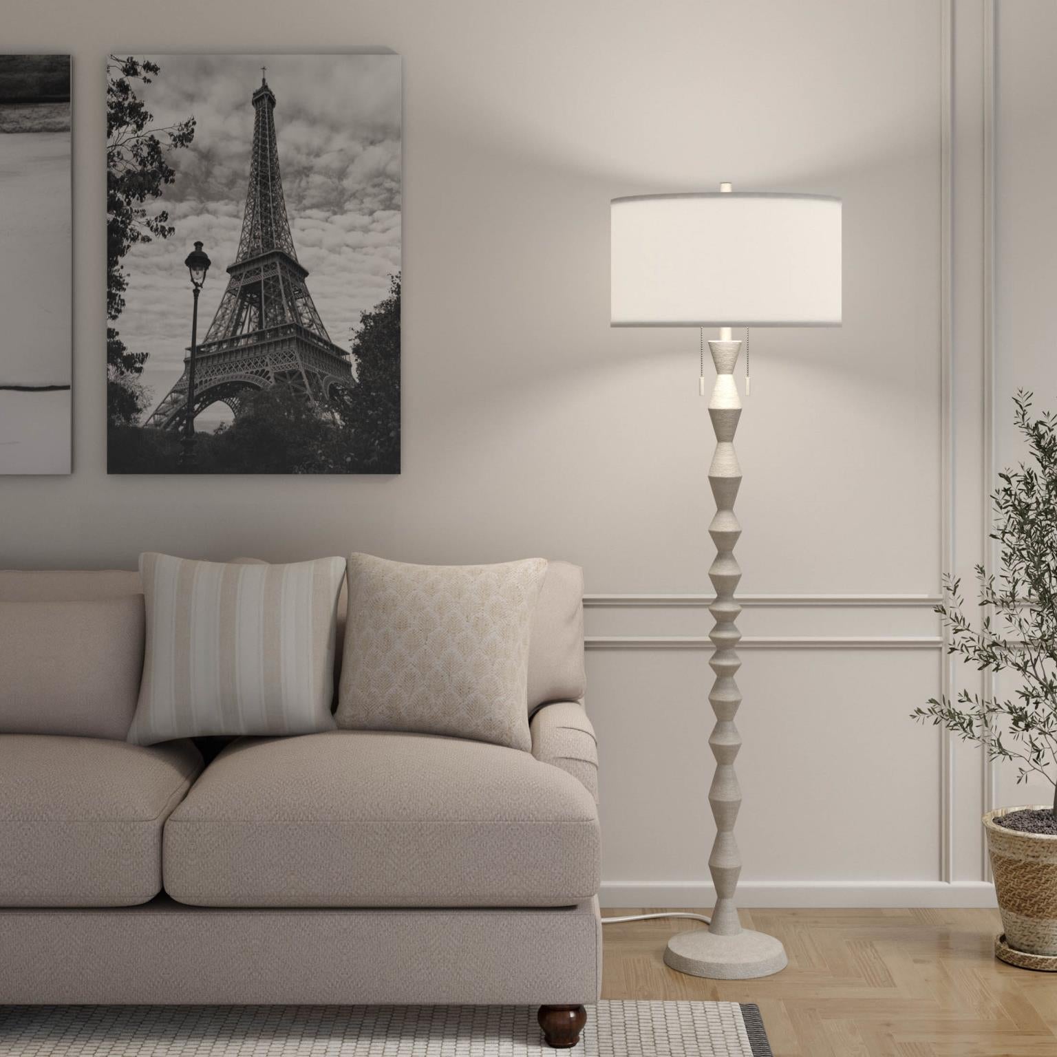 Zenith, 66" floor lamp, sold as 1pk