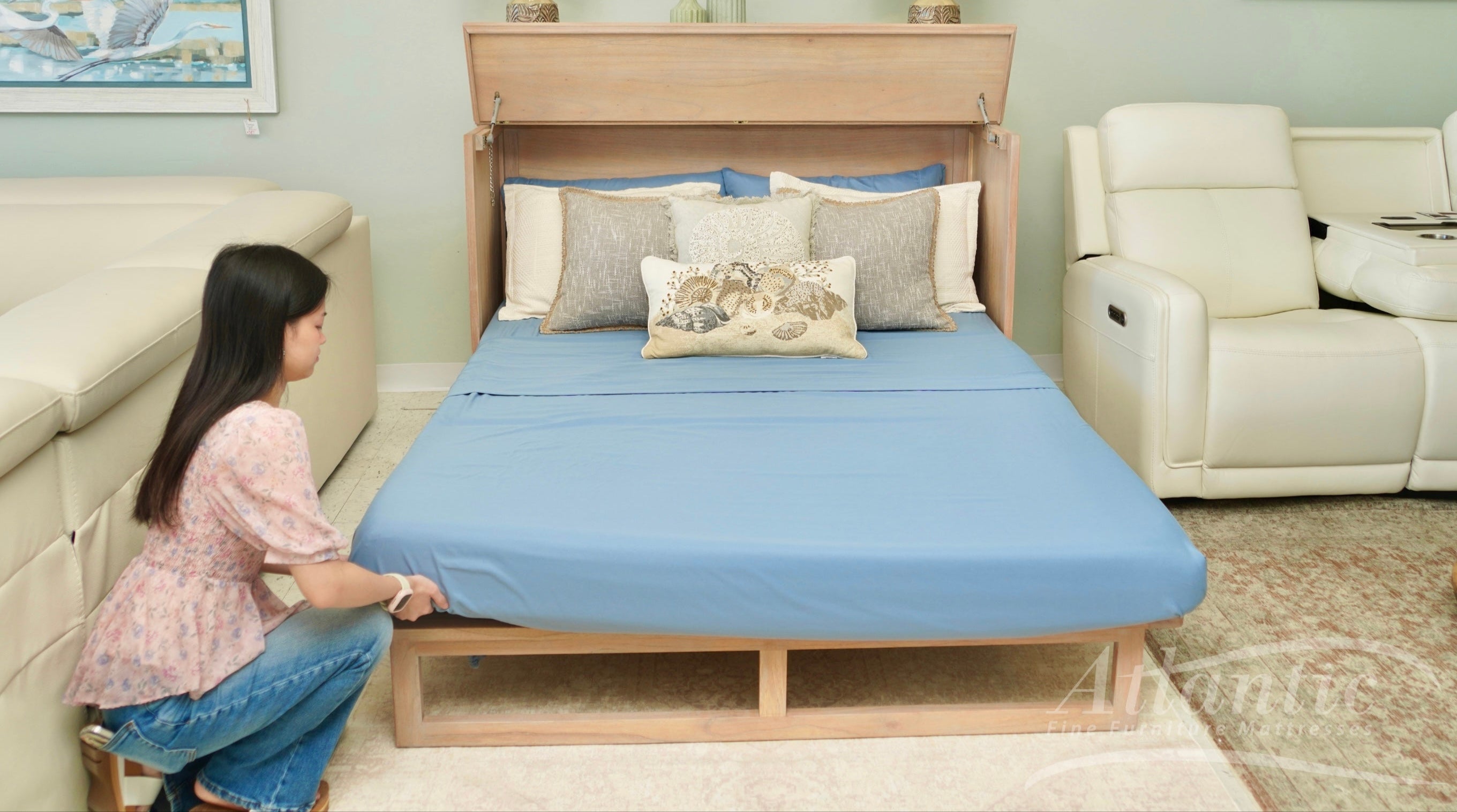 Lantana Queen Size Murphy Cabinet Bed