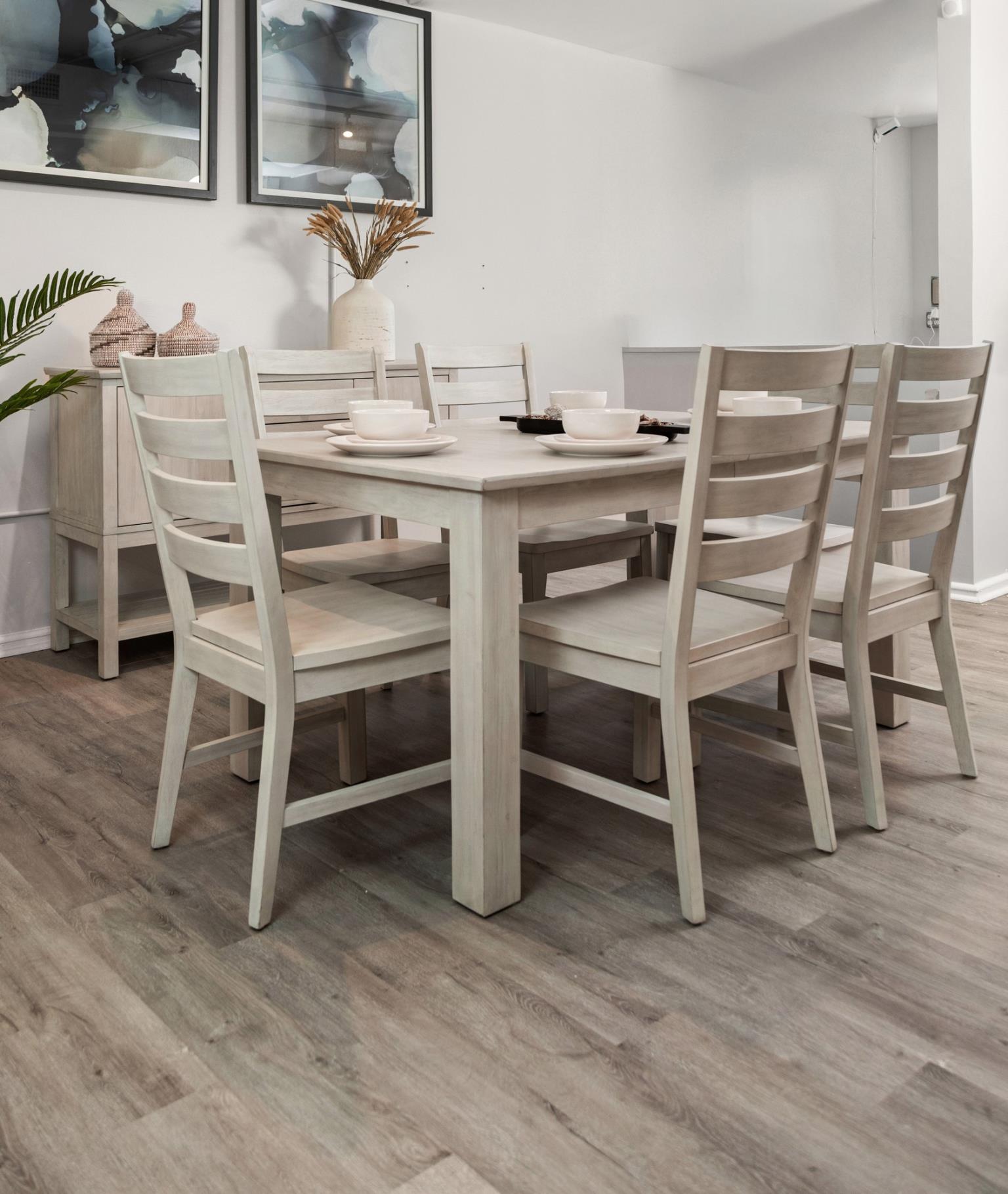 Geneva 6pc Dining Set w/ Self Storing Leaf