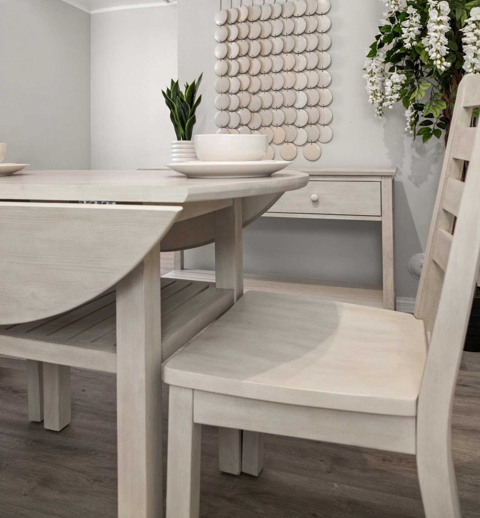 Geneva Side Chair (2pk; priced individually). Distressed White finish