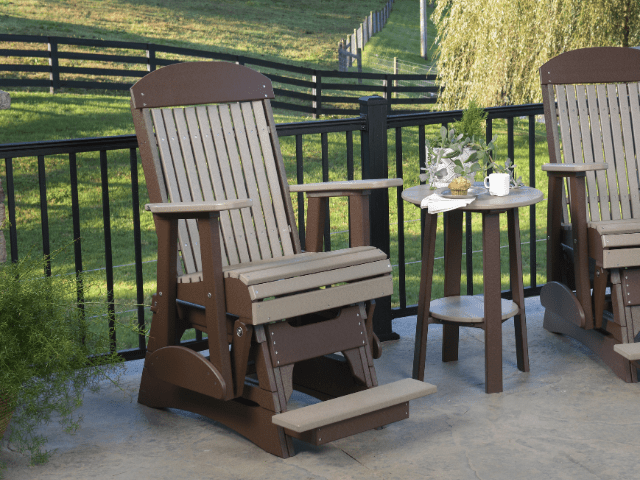 LuxCraft 2' Classic Balcony Poly Glider