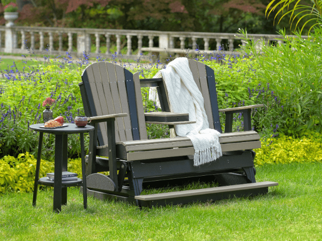 LuxCraft 5' Adirondack Balcony Poly Glider
