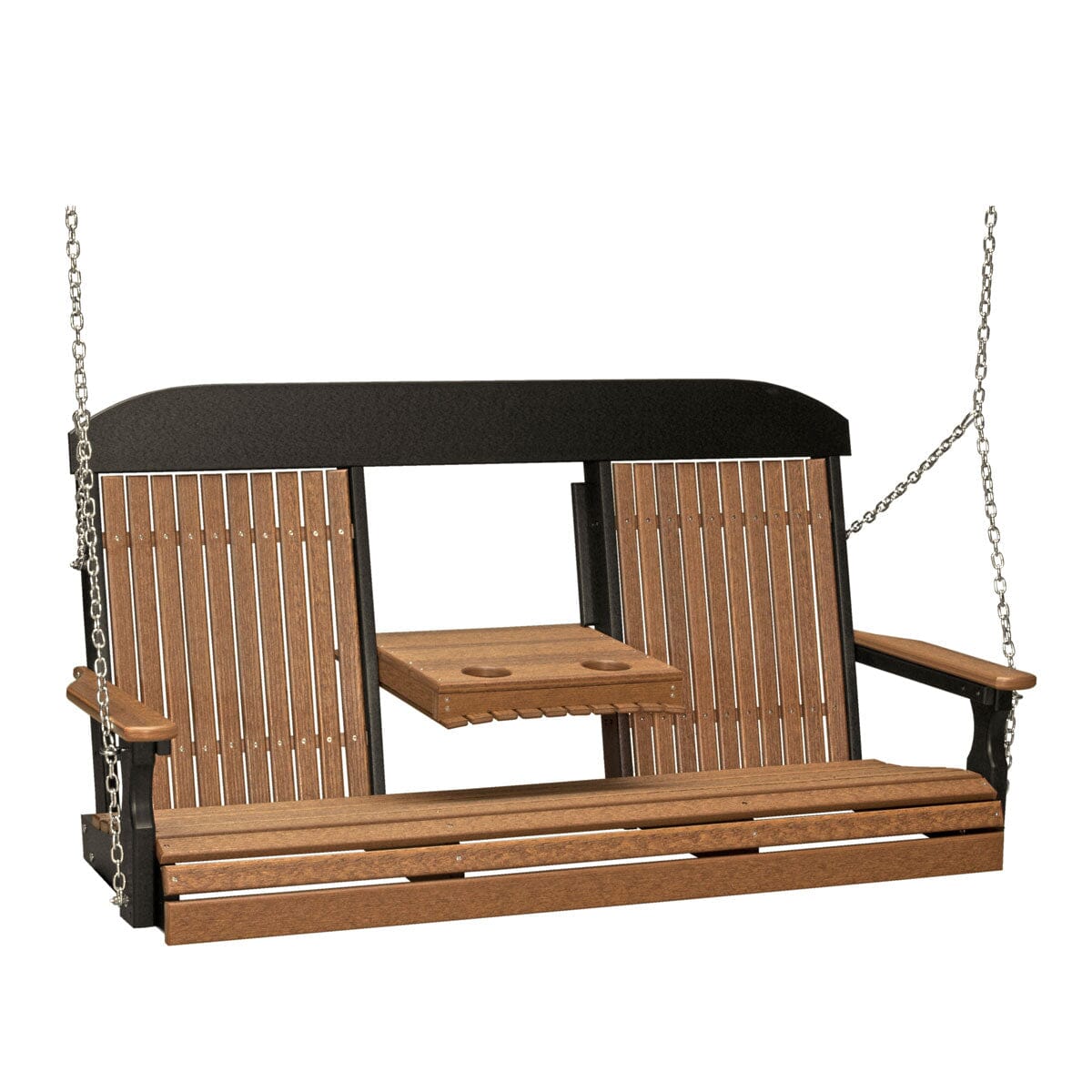 Antique Mahogany & Black (Premium Woodgrain)