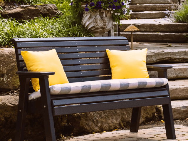 LuxCraft 4' Plain Poly Bench