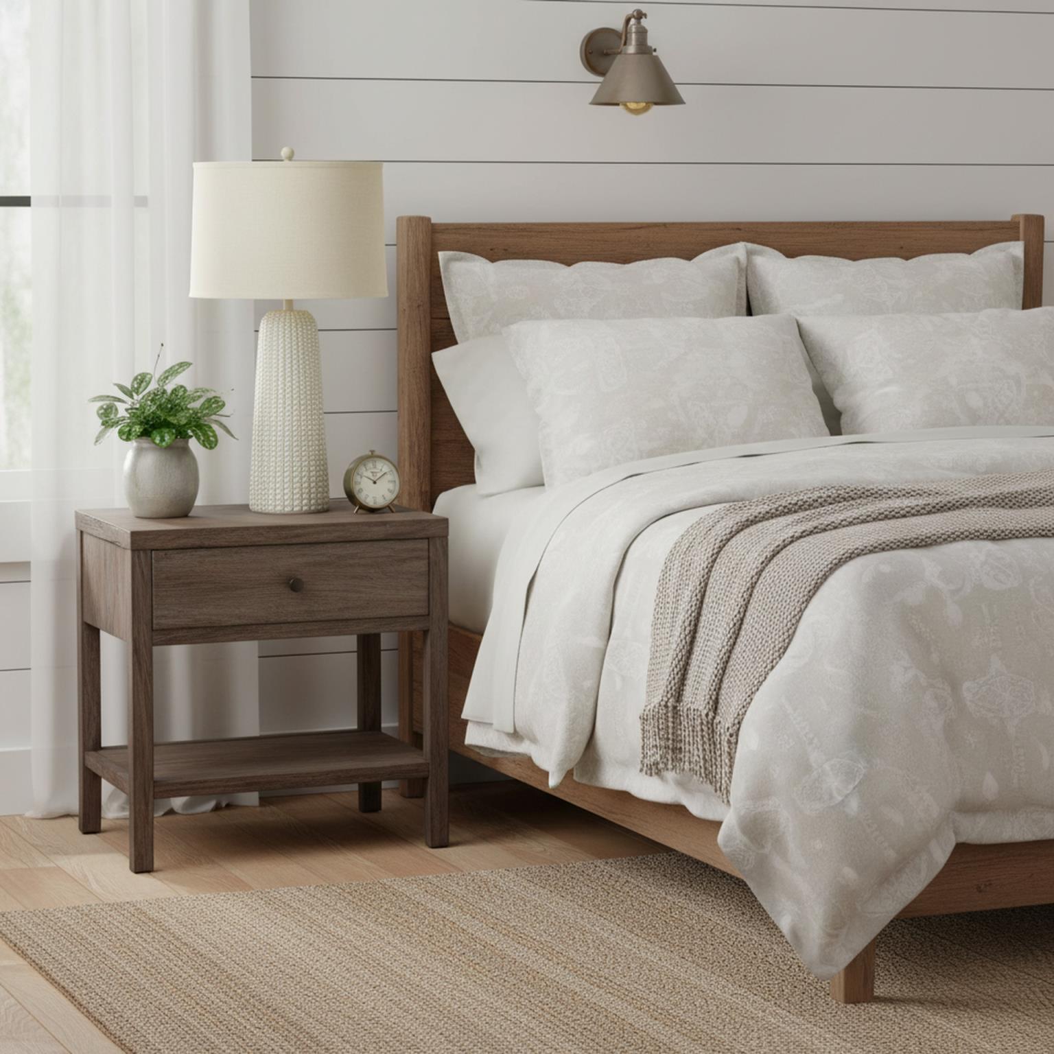 Marissa, 31" resin table lamp in beige finish, sold as 2pk
