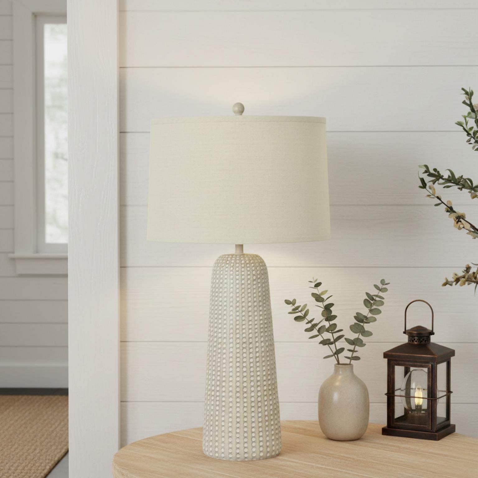 Marissa, 31" resin table lamp in , sold as 2pk