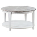 Monaco Round Cocktail Table - Boardwalk Top