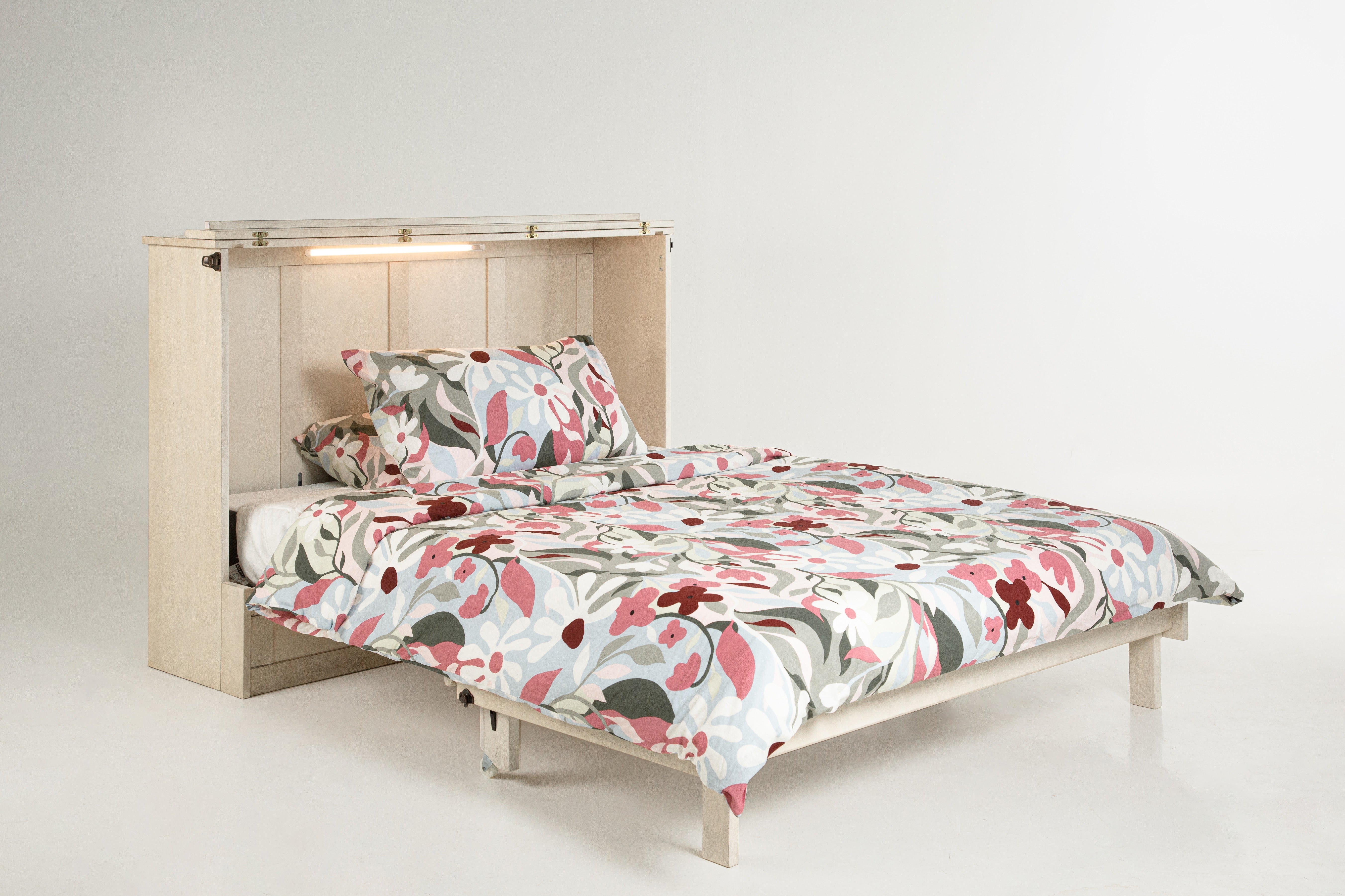 Murphy Express Cabinet Bed, integrated LED cabinet light | Atlantic Fine Furniture, Melbourne FL
