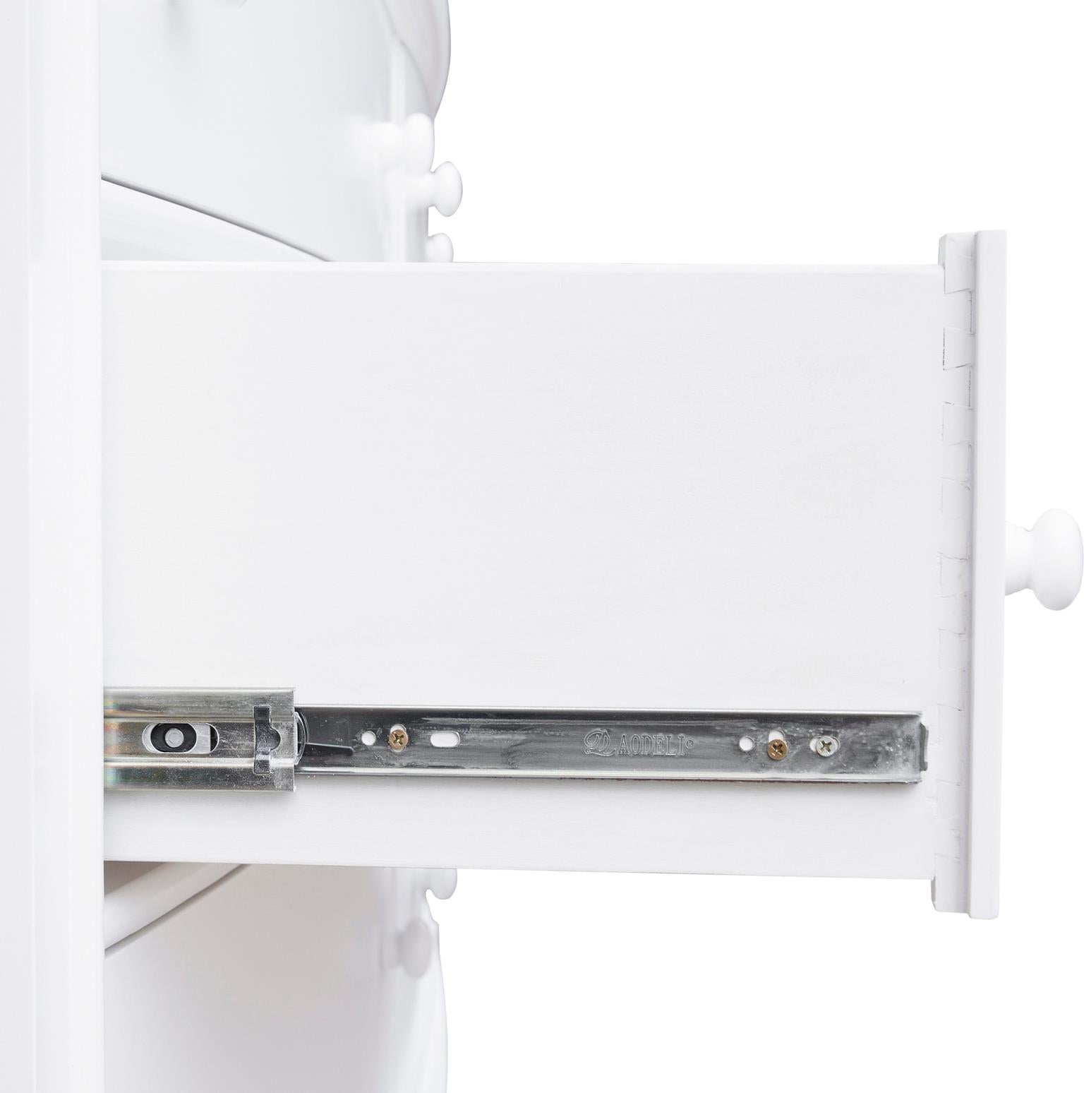 Nantucket 3 Drawer Nightstand (White)