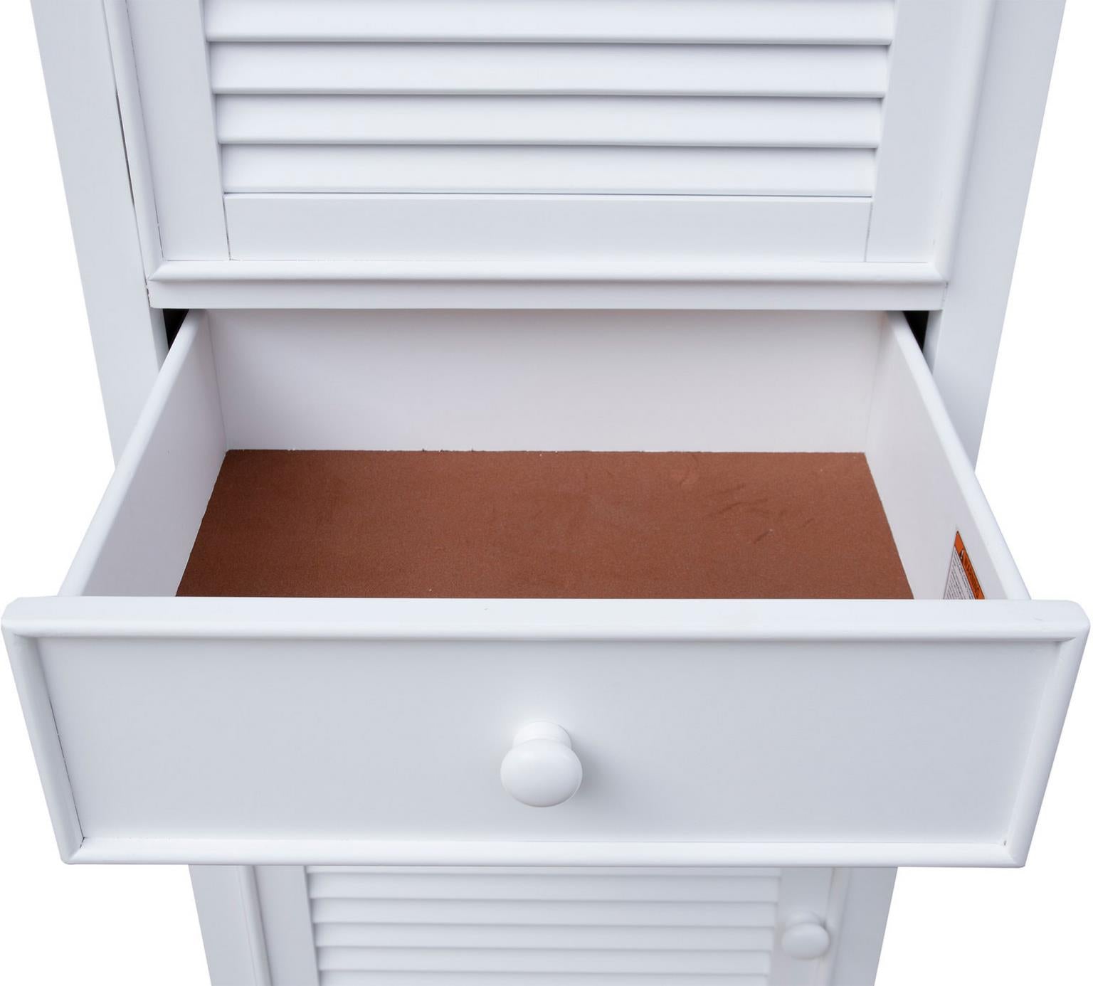 Nantucket Tall Cabinet (White)