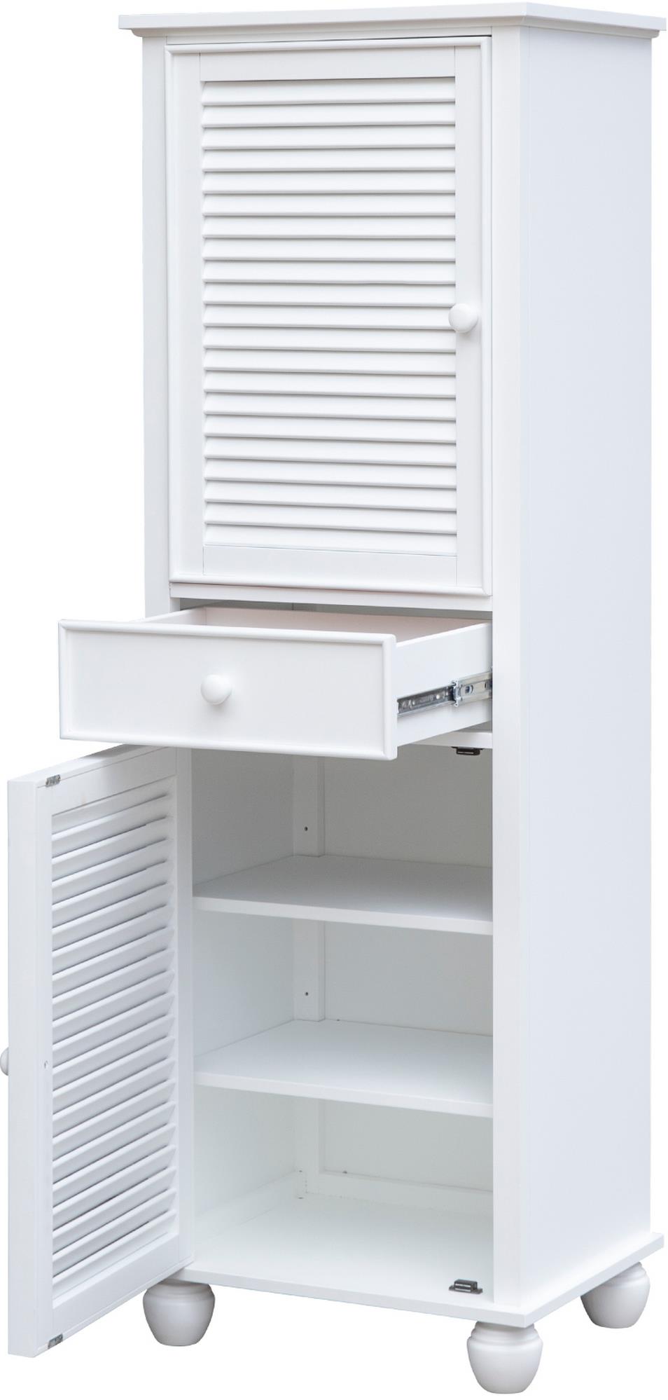 Nantucket Tall Cabinet (White)
