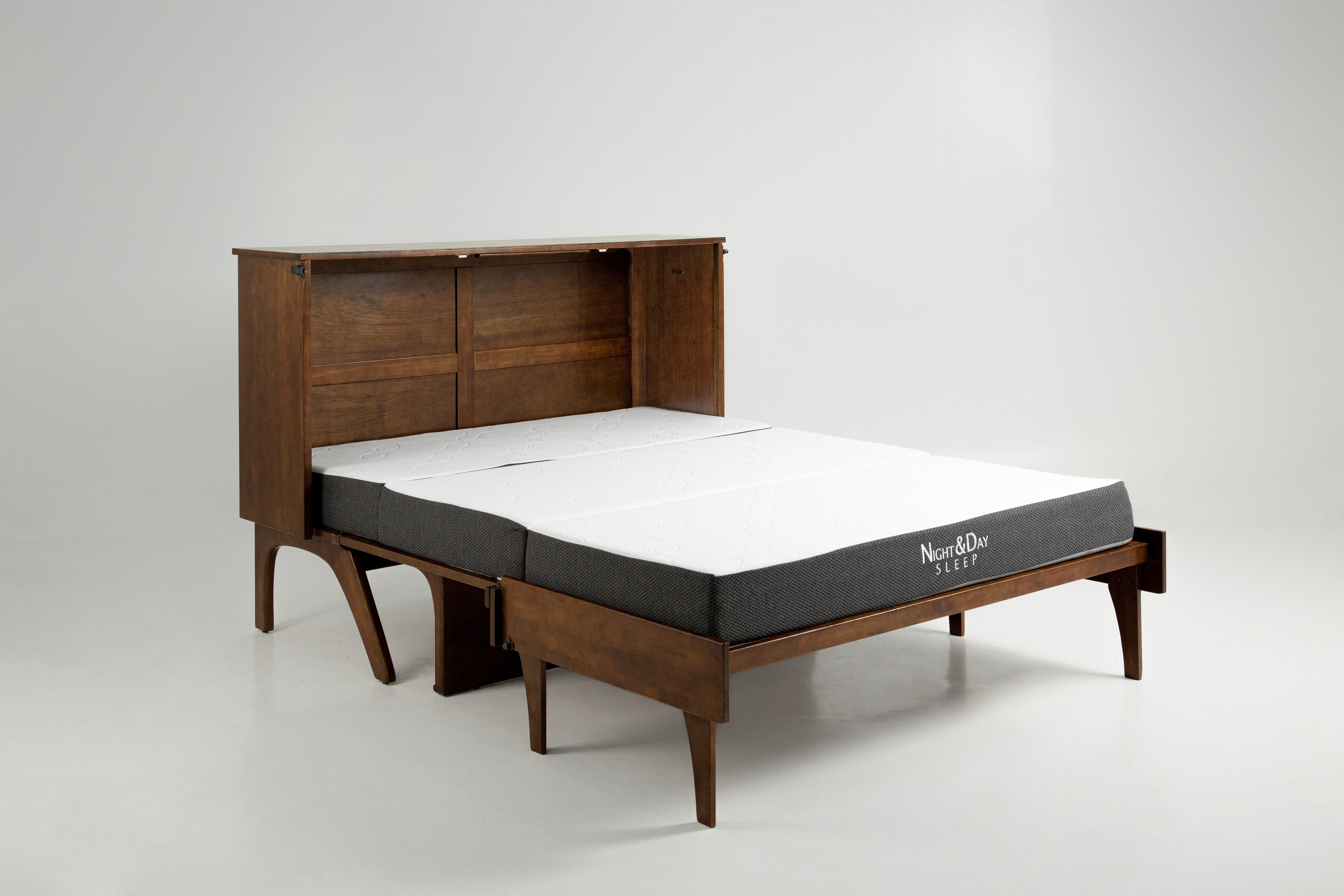 Mykonos Murphy Desk Bed in Black Walnut, view 3 | Atlantic Fine Furniture, Melbourne FL