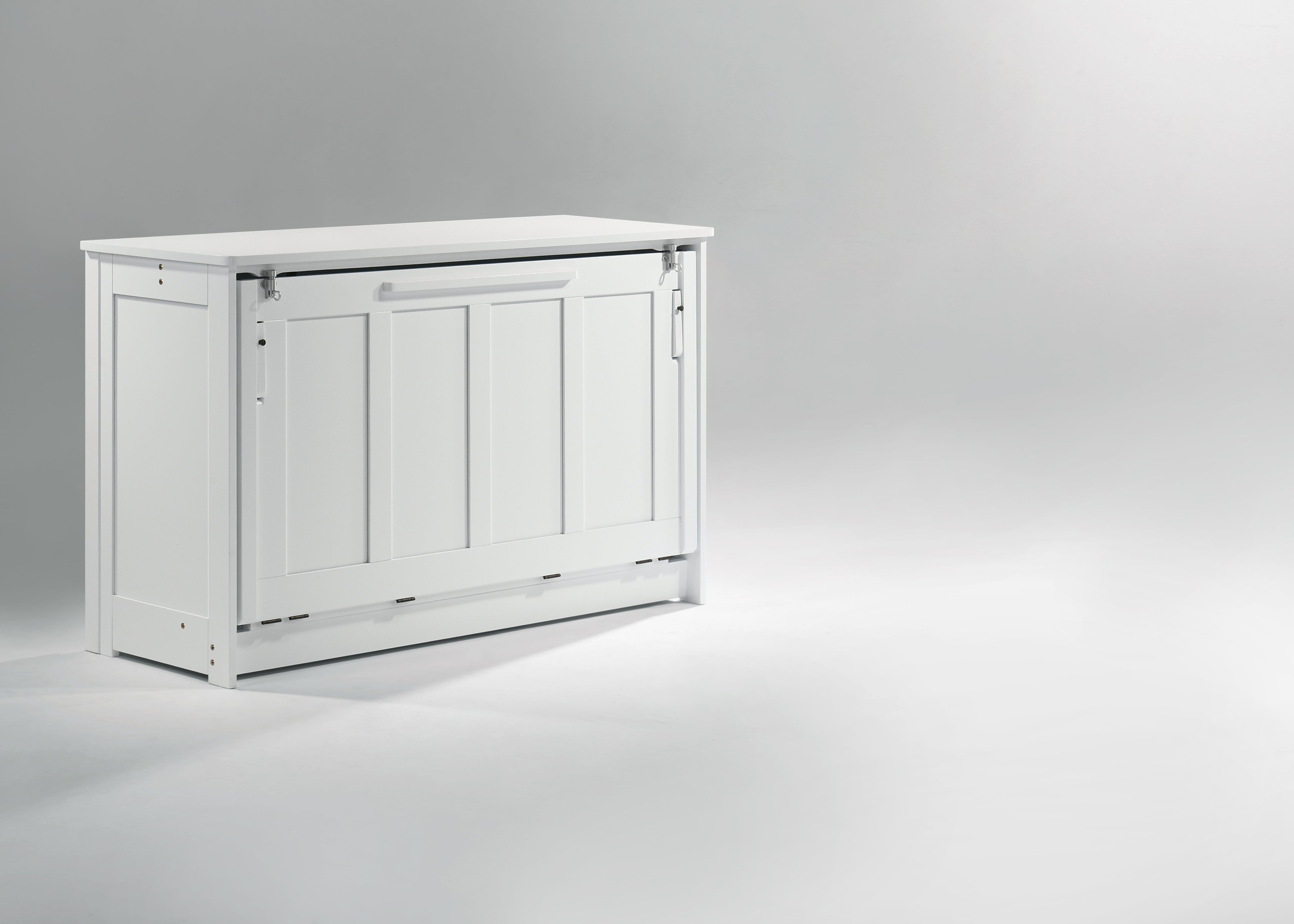 Orion Murphy Cabinet Bed, Full in White | Atlantic Fine Furniture, Melbourne FL